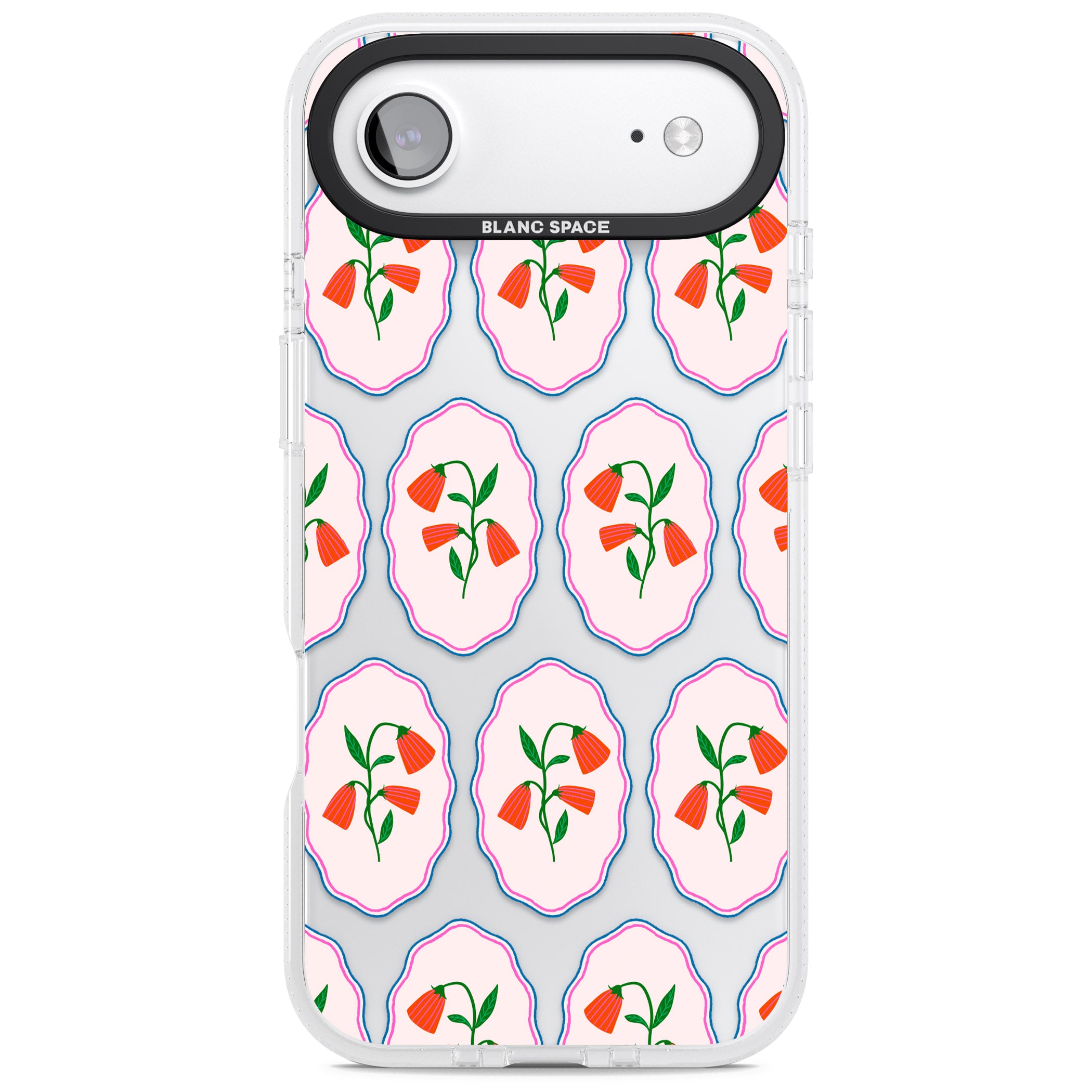 Rose Stamps iPhone 17 Air Impact Air Clear Phone Case