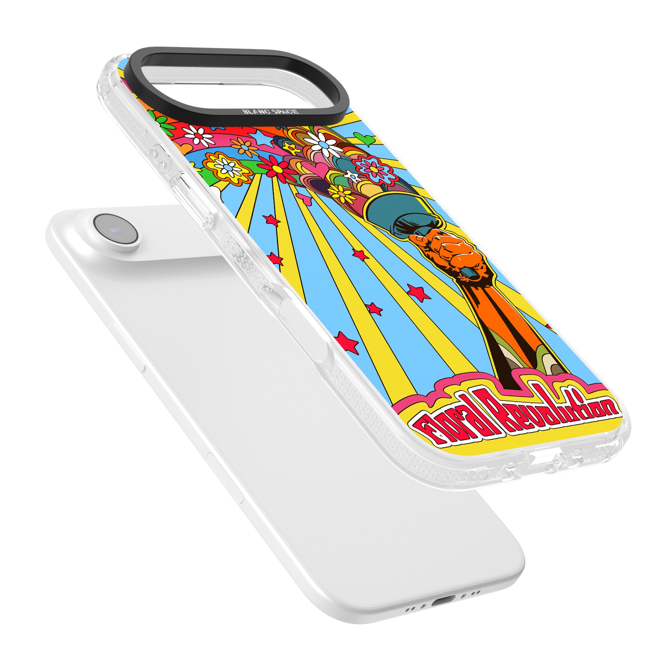 Floral Revolution iPhone 17 Air Impact Air Clear Phone Case Colours