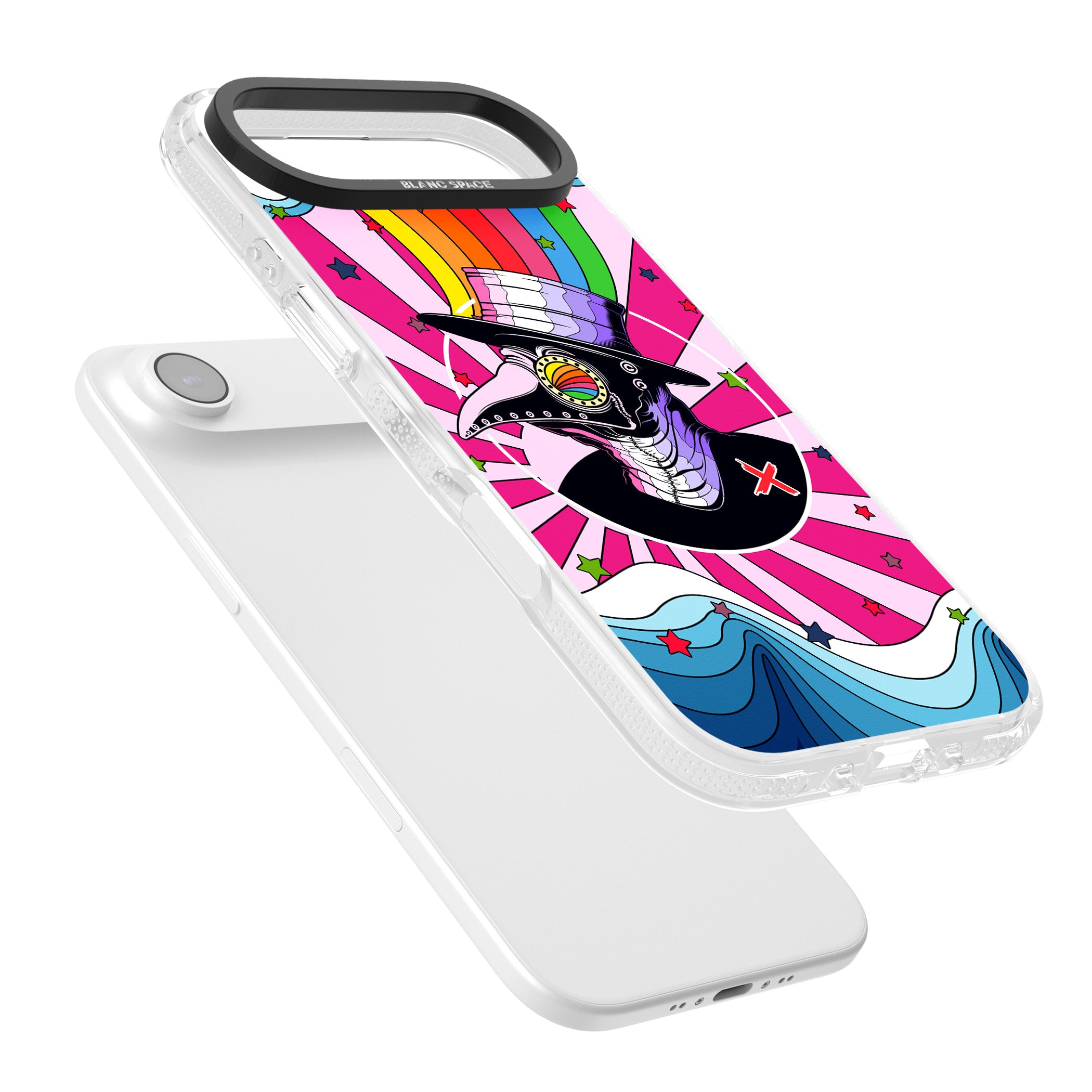 Plague Doctor Passion iPhone 17 Air Impact Air Clear Phone Case Colours