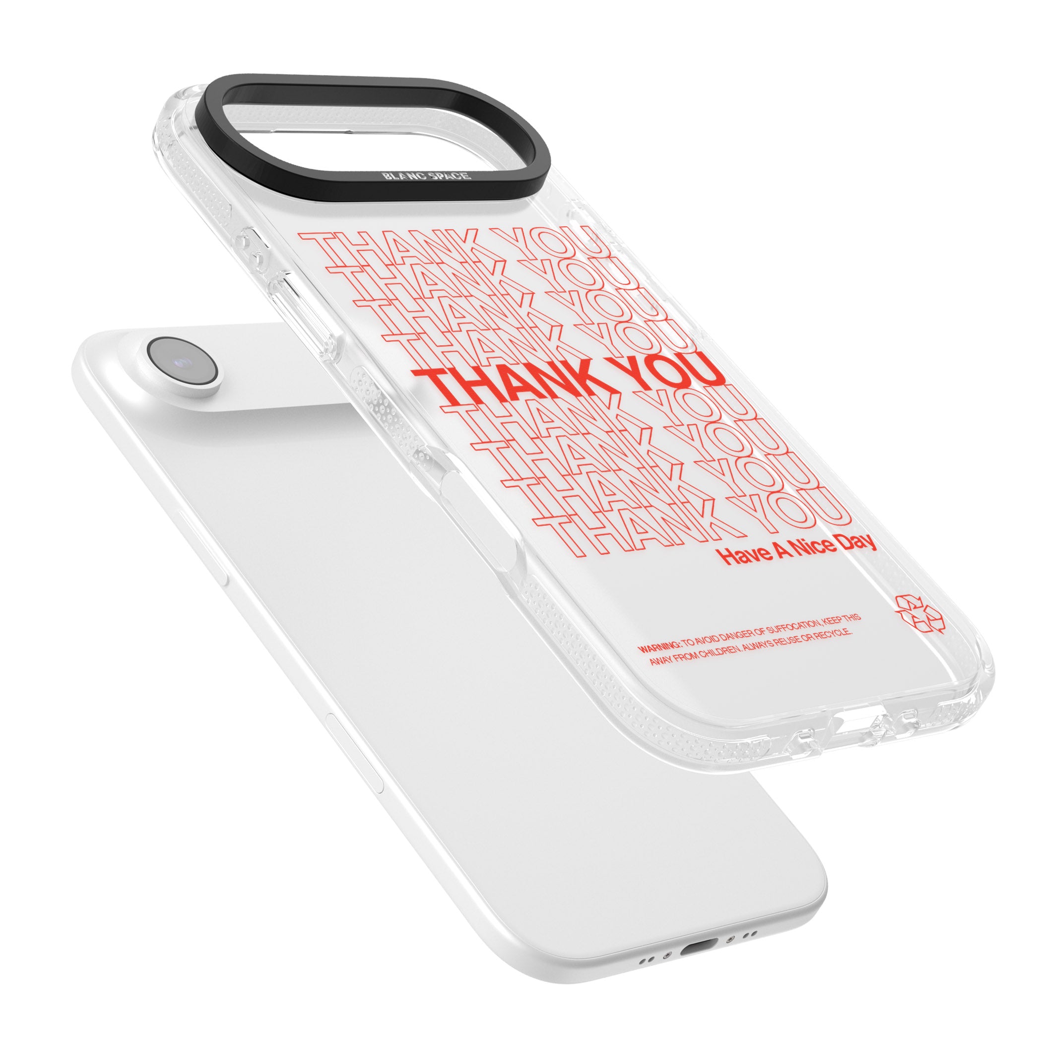 Thank You Have A Nice Day iPhone 17 Air Impact Air Clear Phone Case Colours