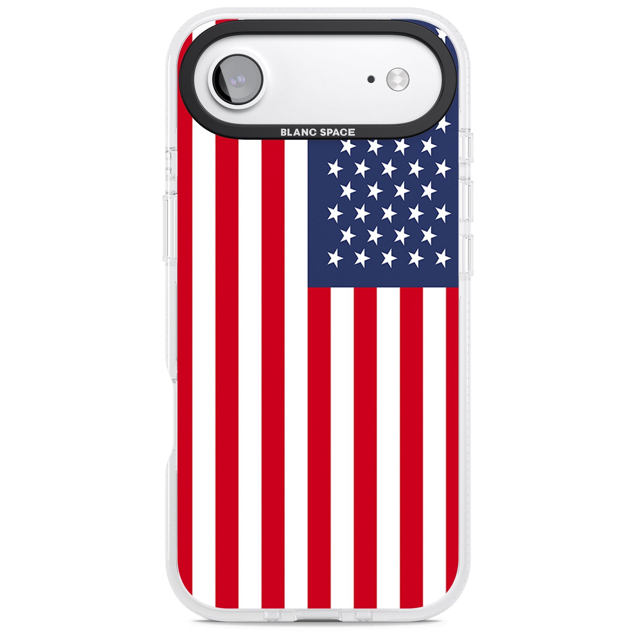 American Flag iPhone 17 Air Impact Air Clear Phone Case