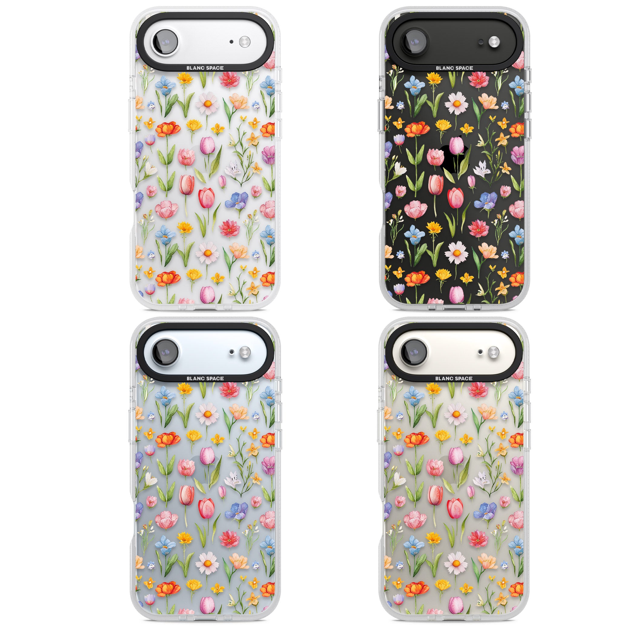 Small Flower Mix iPhone 17 Air Impact Air Clear Phone Case APT Impact Protection