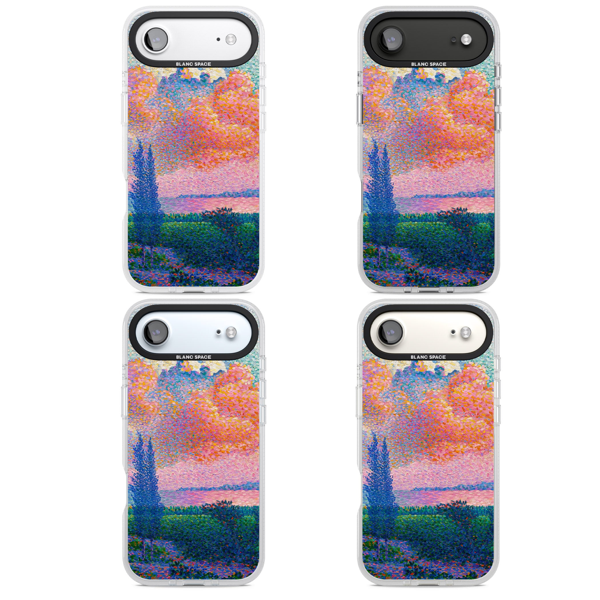 The Pink Cloud iPhone 17 Air Impact Air Clear Phone Case APT Impact Protection