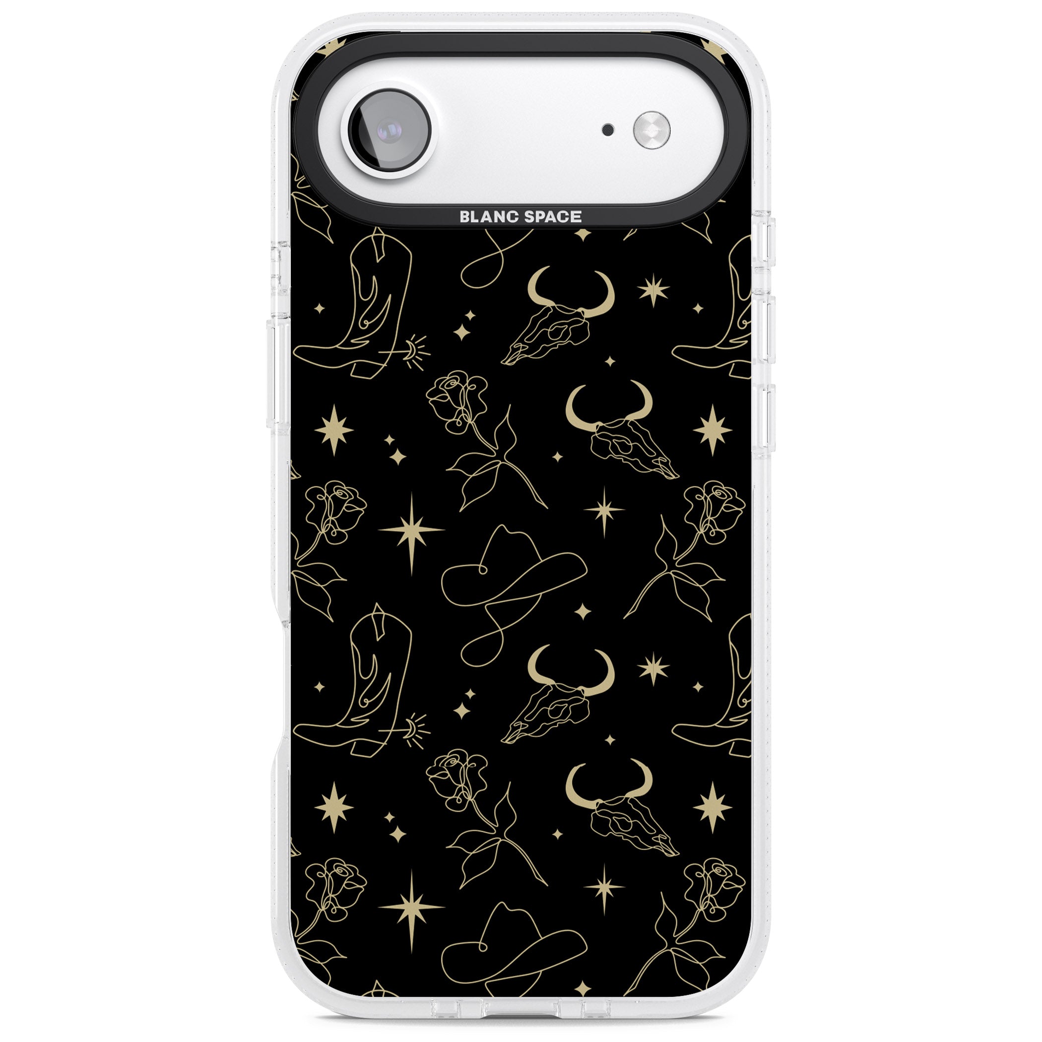 Celestial West Pattern iPhone 17 Air Impact Air Clear Phone Case