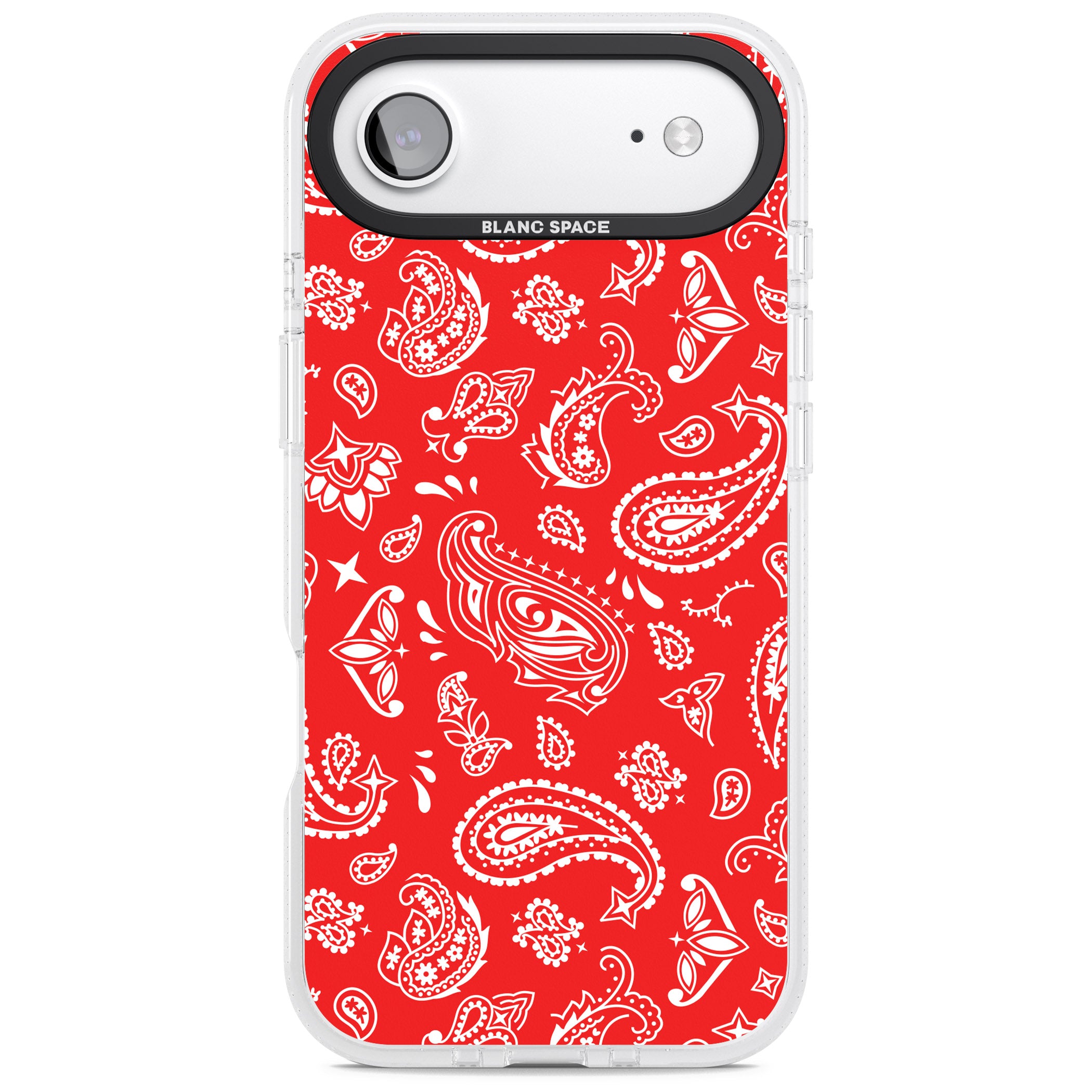 Red Bandana iPhone 17 Air Impact Air Clear Phone Case