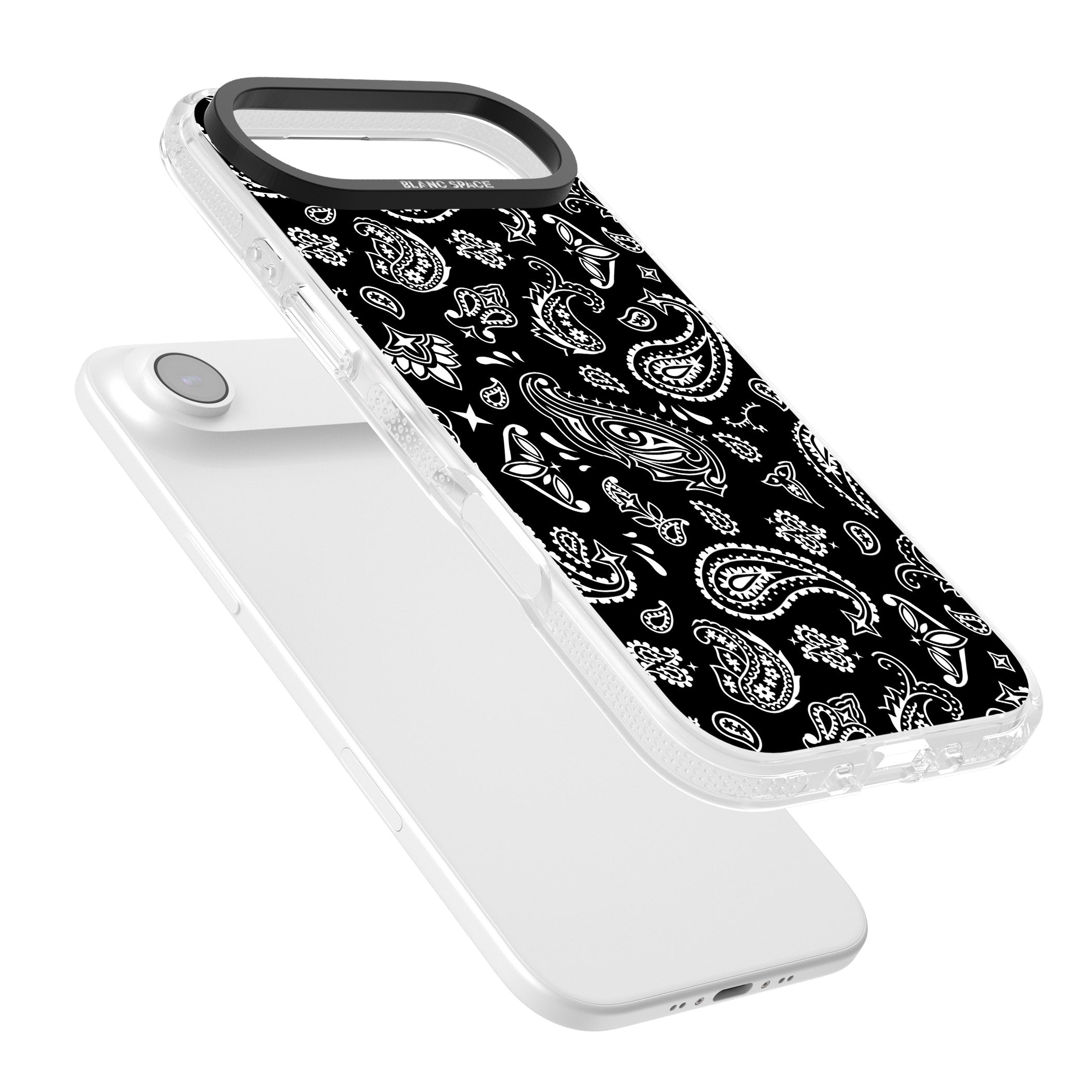 Black Bandana iPhone 17 Air Impact Air Clear Phone Case Colours