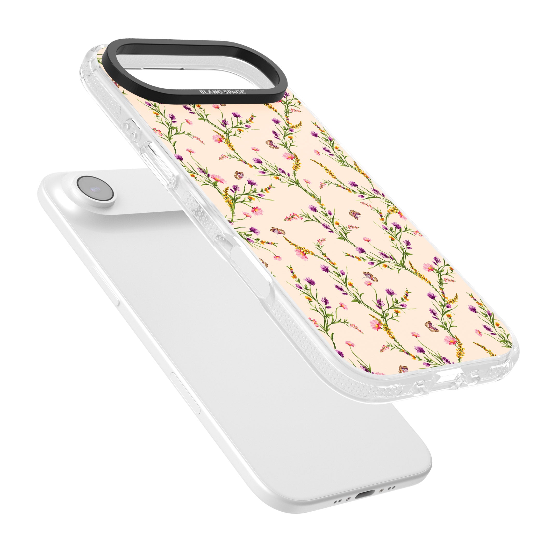 Meadow Wildflowers iPhone 17 Air Impact Air Clear Phone Case Colours