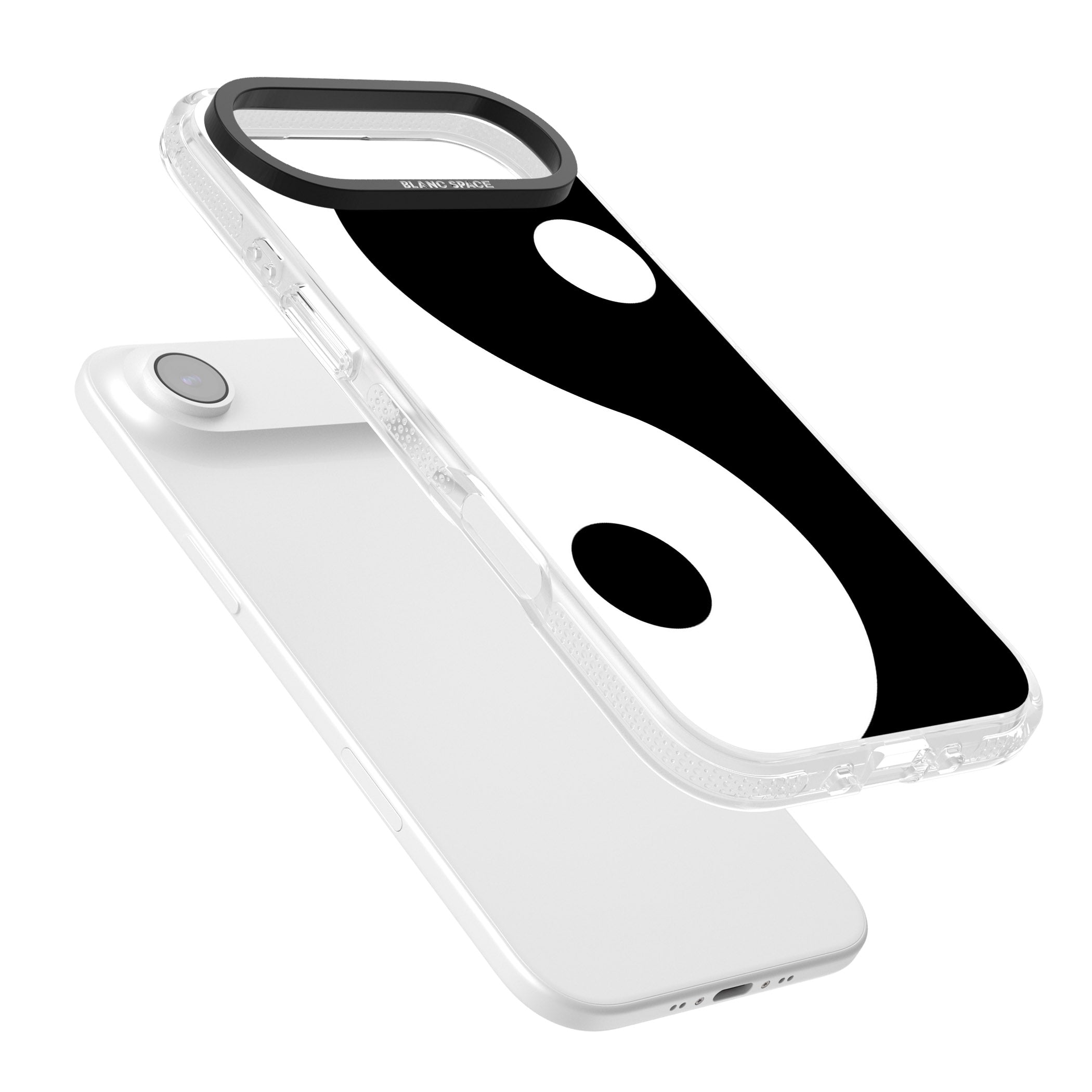 Large Yin Yang iPhone 17 Air Impact Air Clear Phone Case Colours