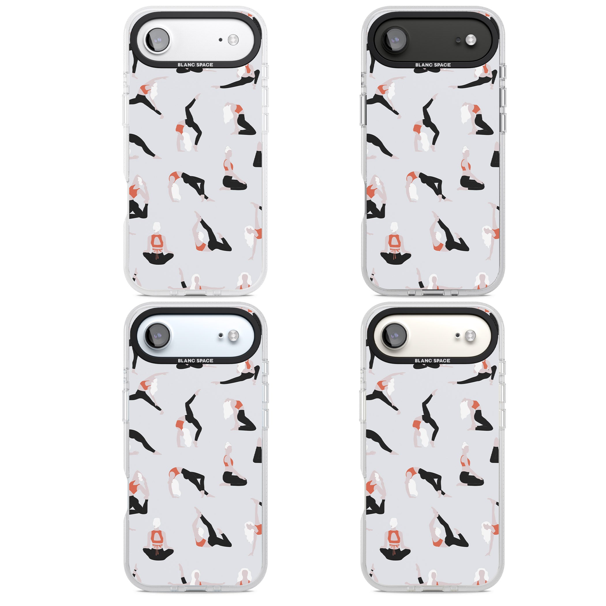 Yoga Poses Standard iPhone 17 Air Impact Air Clear Phone Case APT Impact Protection