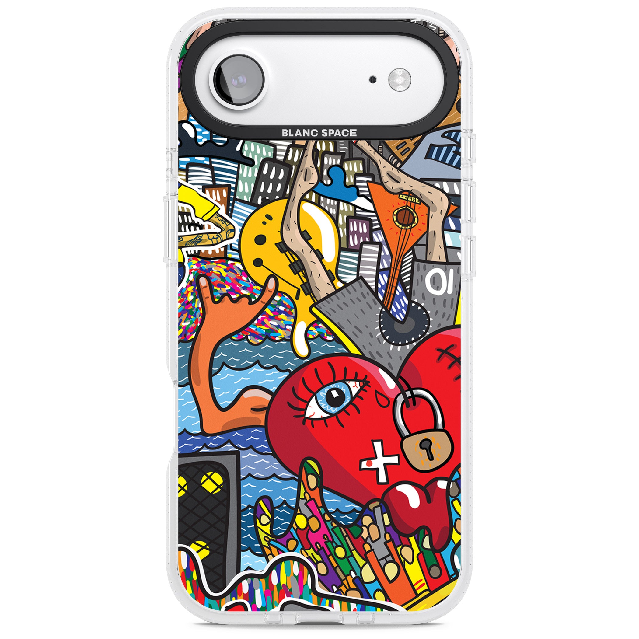 Crowd Tsunami iPhone 17 Air Impact Air Clear Phone Case