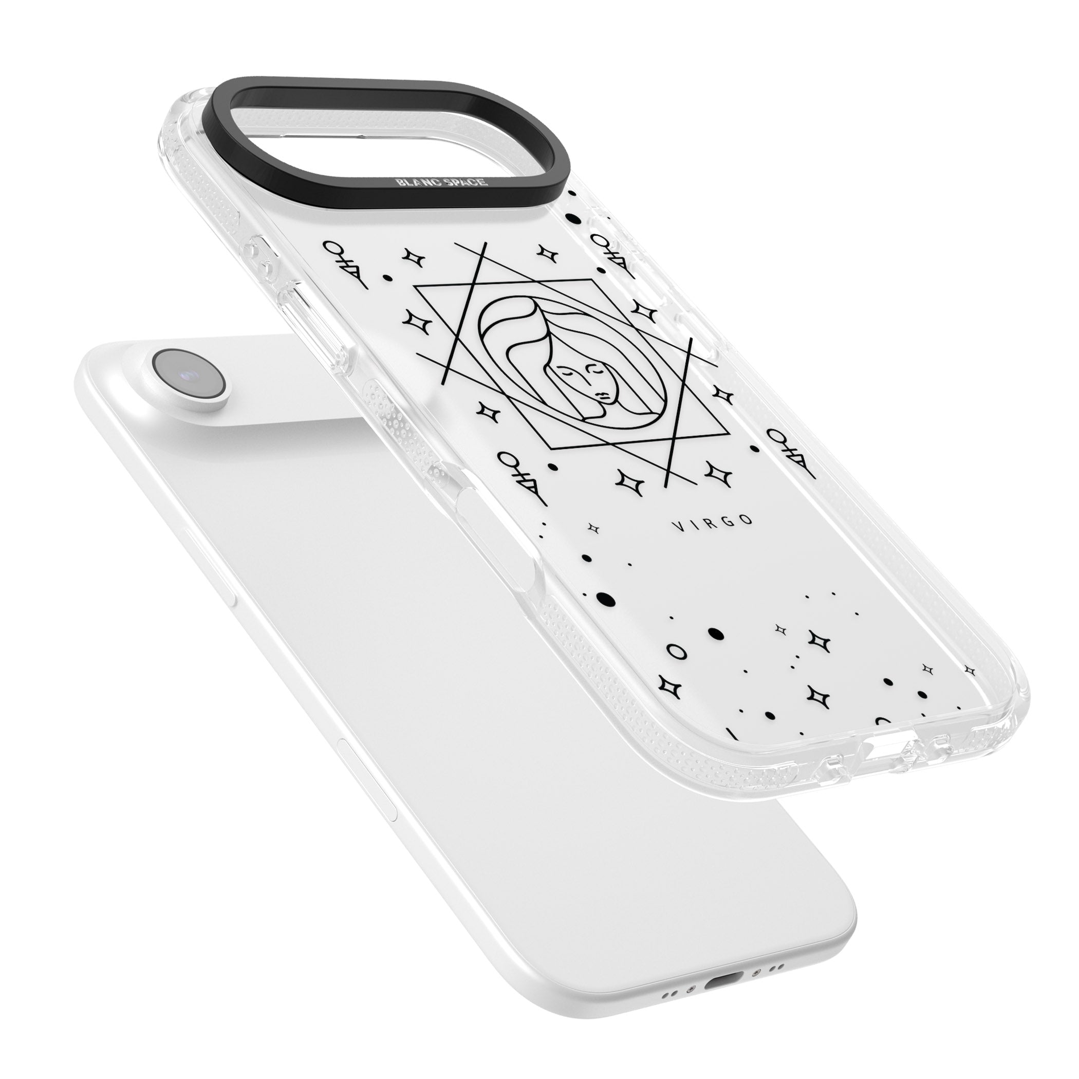 Virgo Emblem iPhone 17 Air Impact Air Clear Phone Case Colours