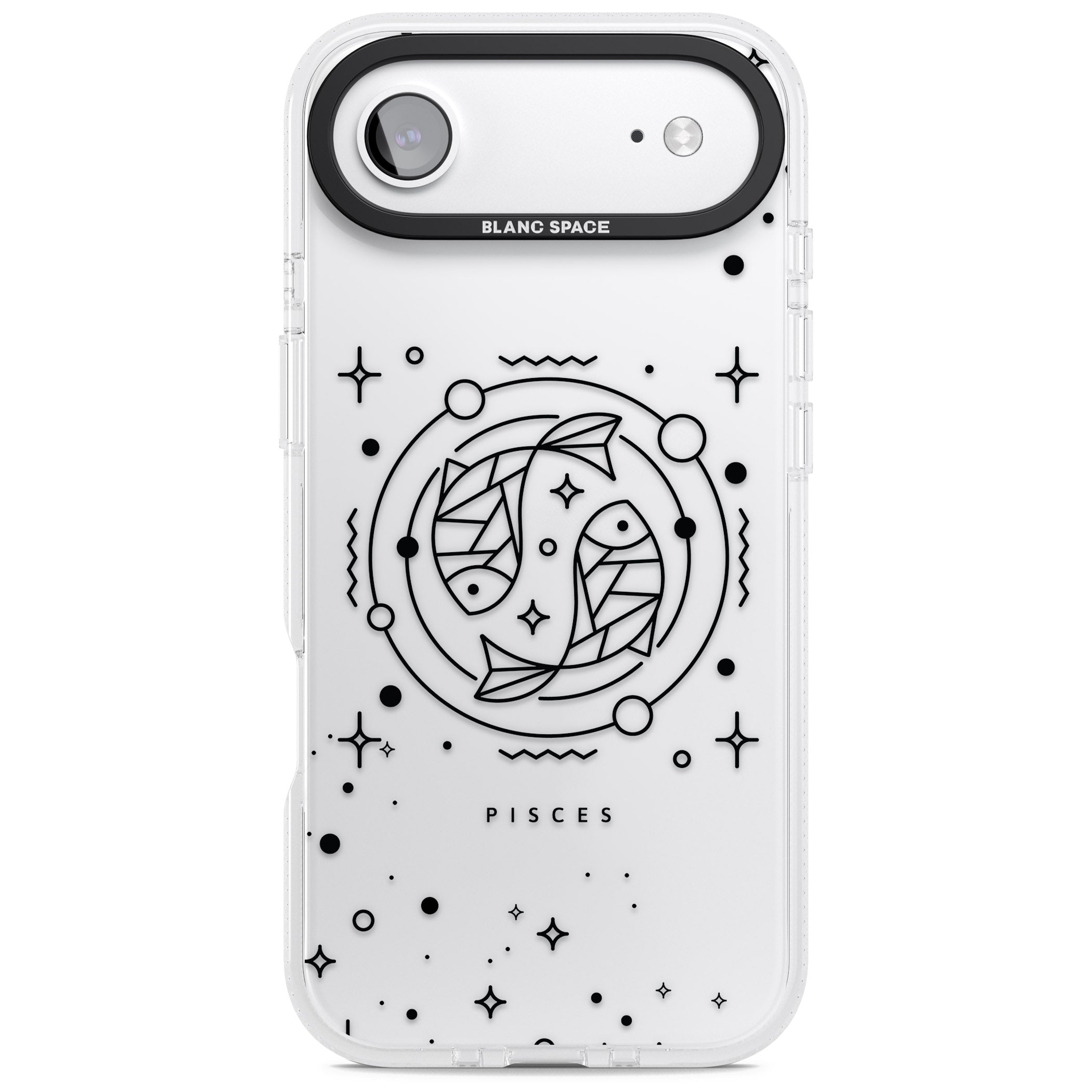 Pisces Emblem Transparent iPhone 17 Air Impact Air Clear Phone Case