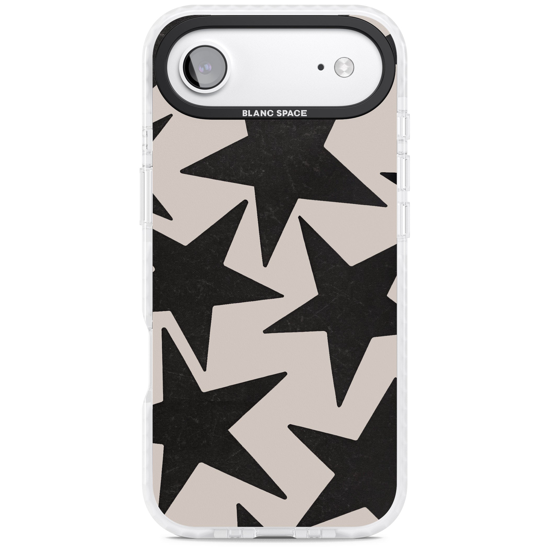 Black Superstars iPhone 17 Air Impact Clear Phone Case