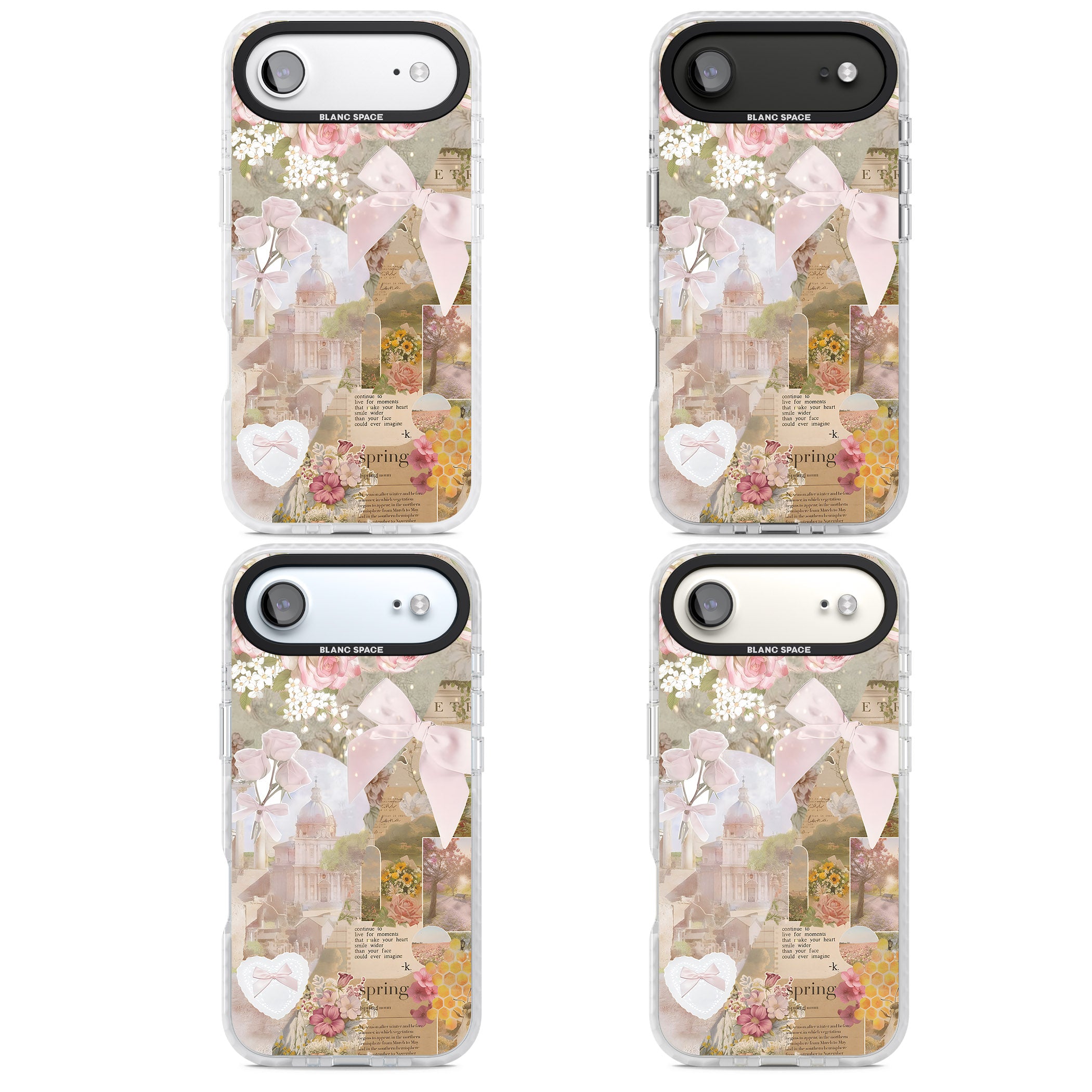 Coquette Collage iPhone 17 Air Impact Clear Phone Case APT Impact Protection