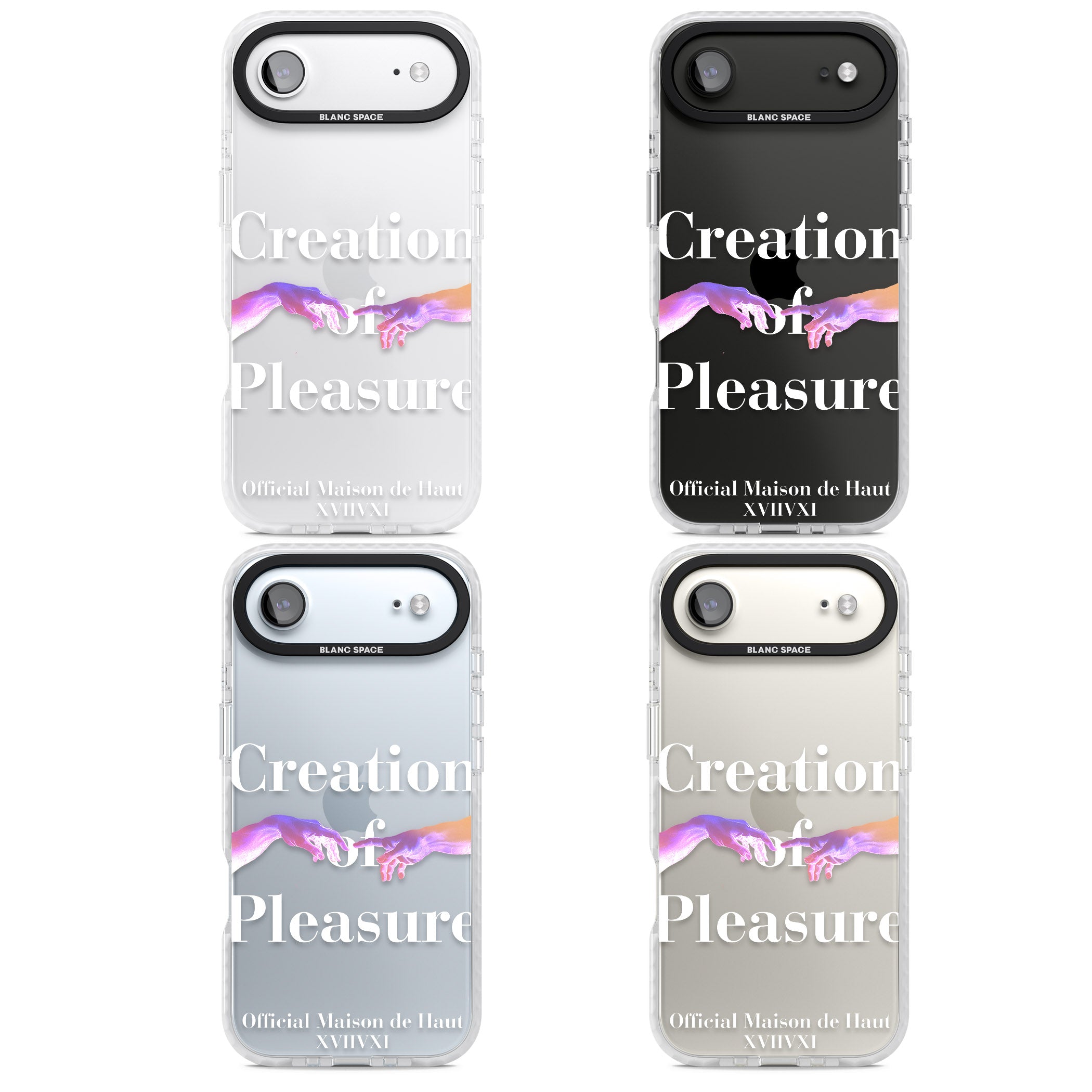 Creation Of Pleasure iPhone 17 Air Impact Clear Phone Case APT Impact Protection