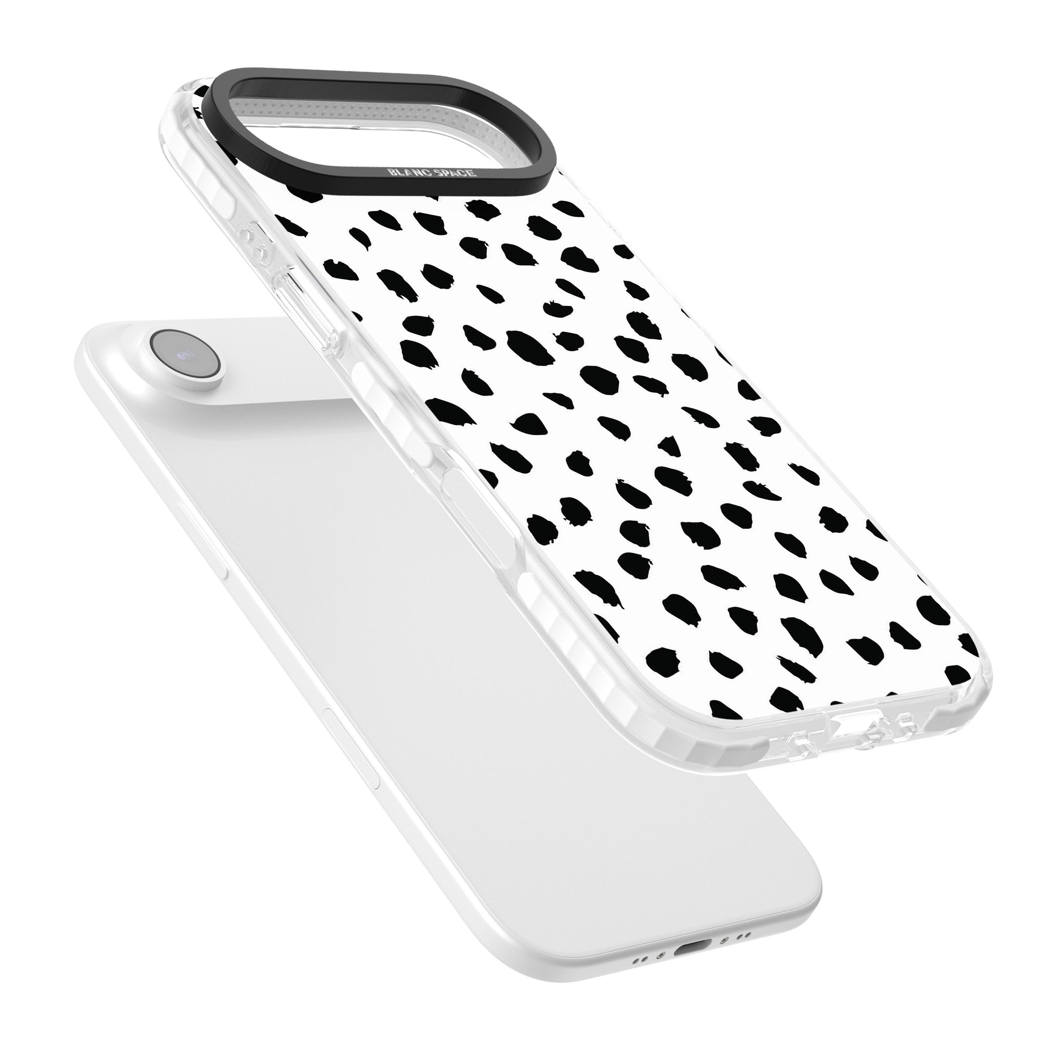 Dalmatian Print iPhone 17 Air Impact Clear Phone Case Colours