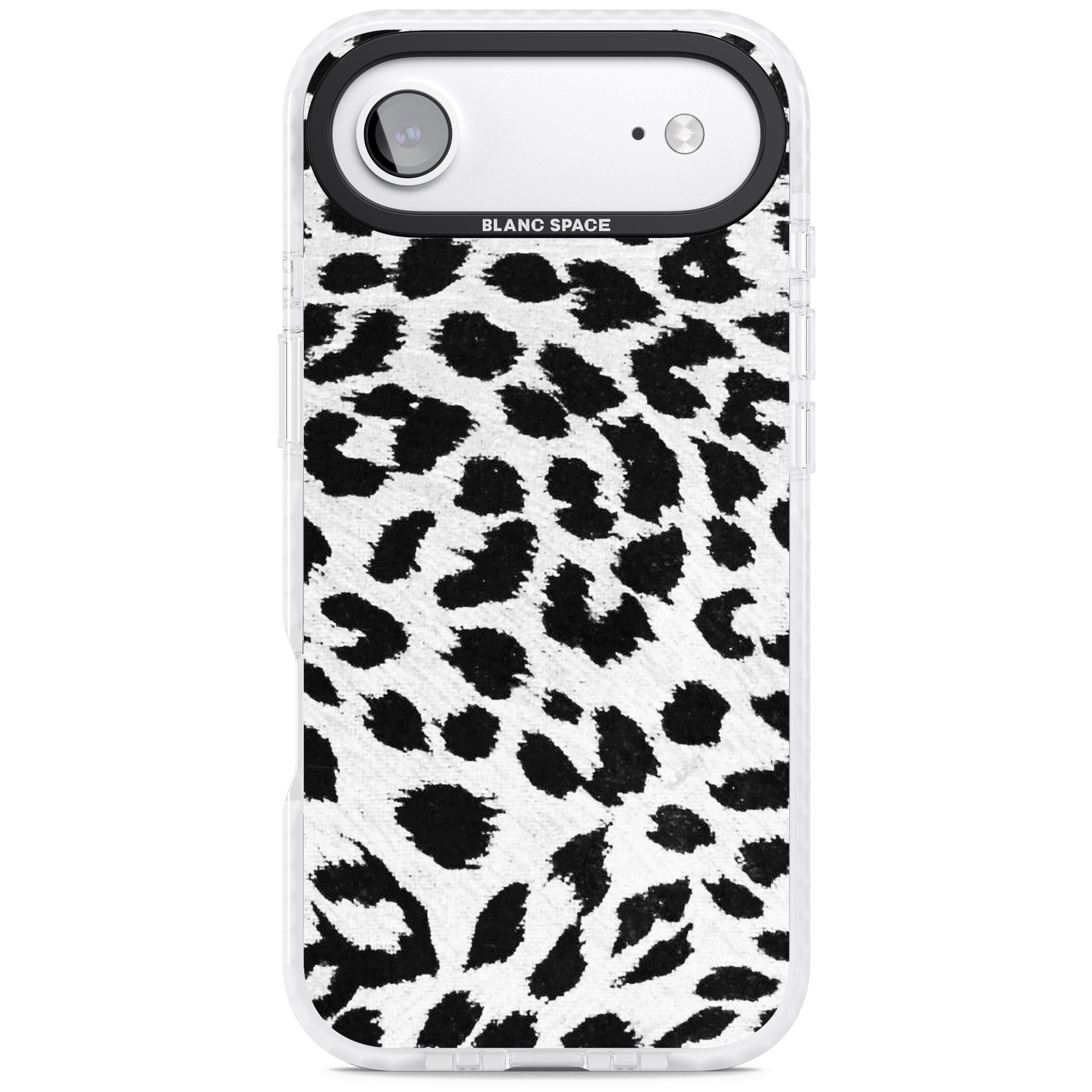 Rar Leopard Print White iPhone 17 Air Impact Clear Phone Case