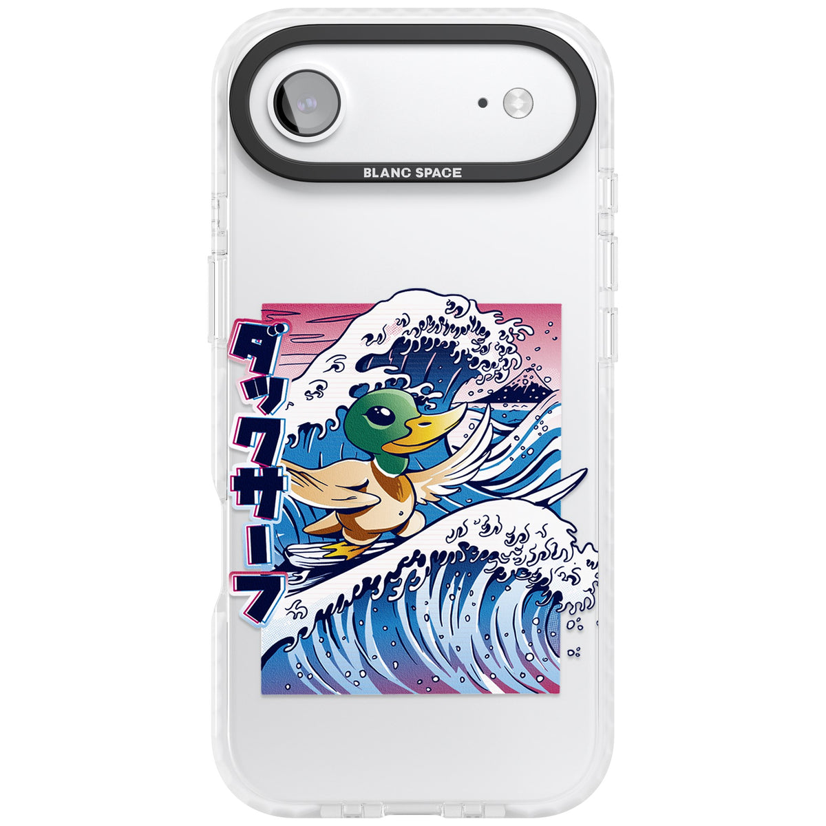 Duck Surf iPhone Air Impact Clear Phone Case front