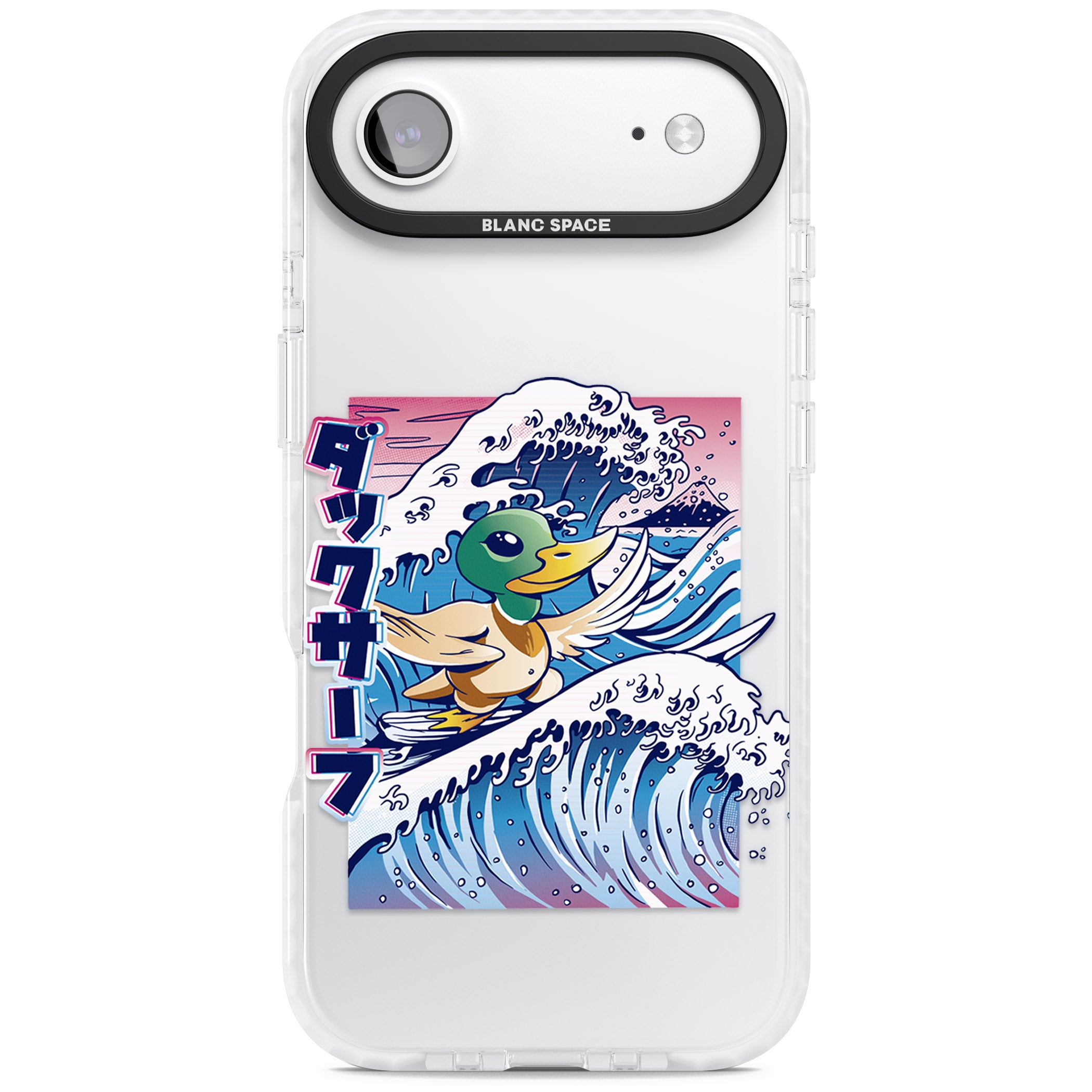 Duck Surf iPhone 17 Air Impact Clear Phone Case