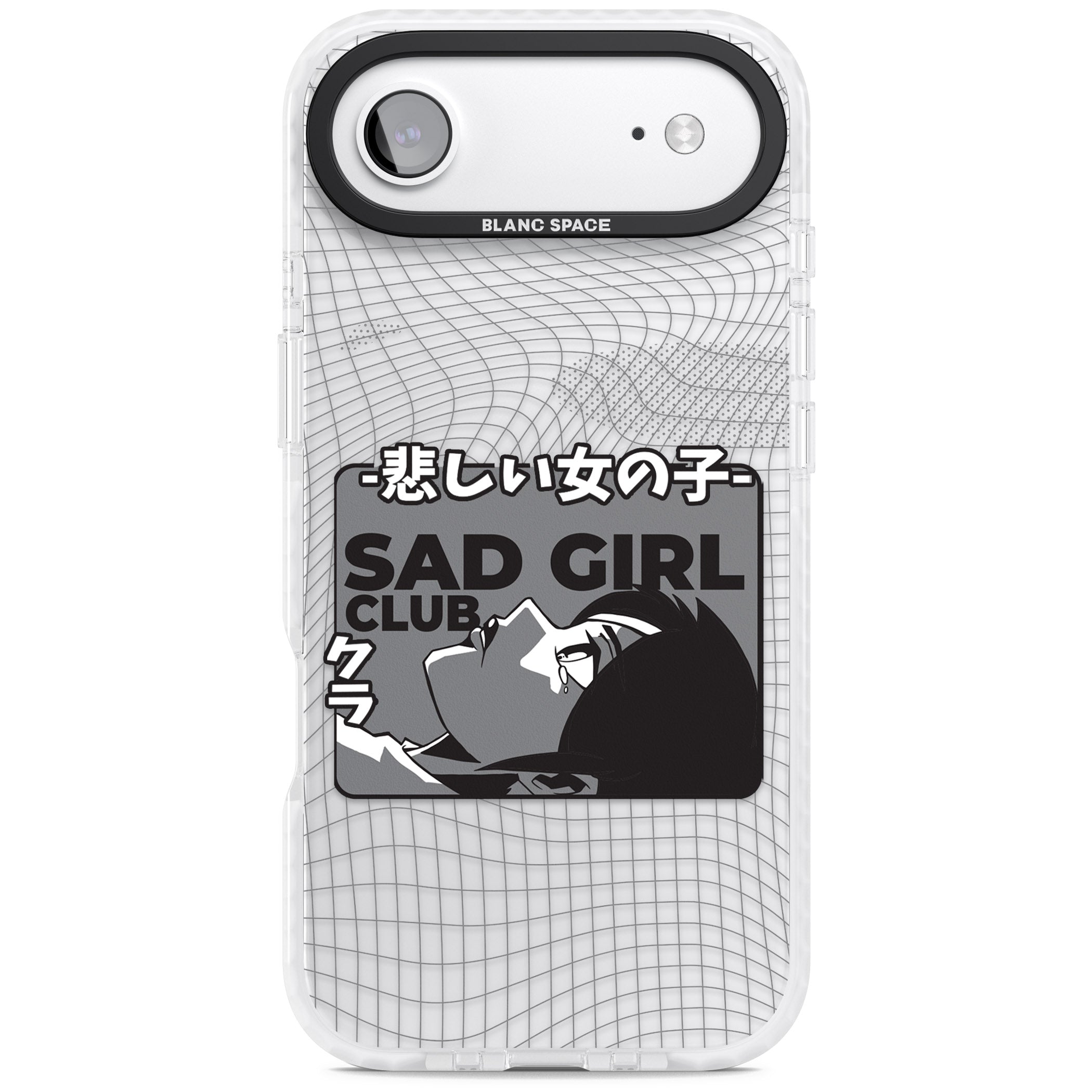 Sad Girl Club iPhone 17 Air Impact Clear Phone Case