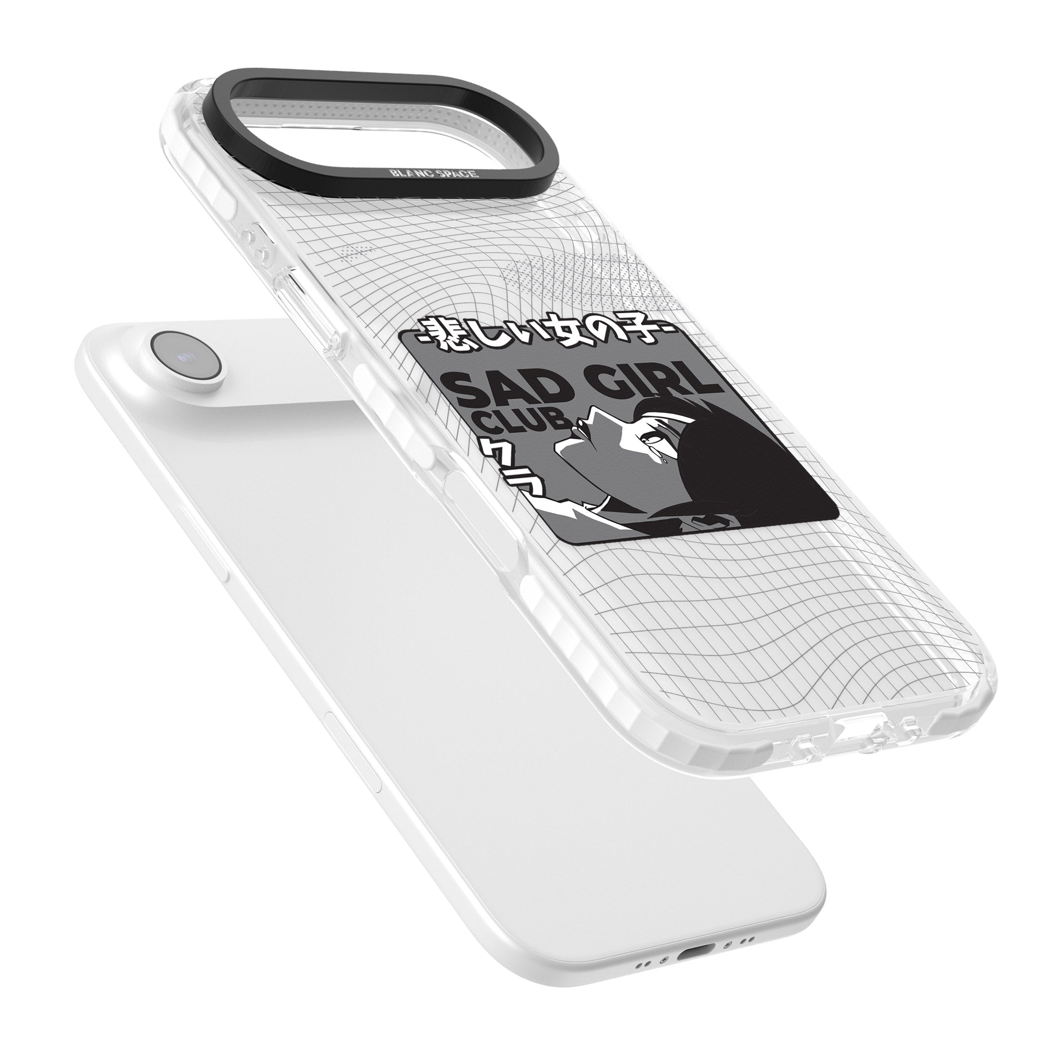 Sad Girl Club iPhone 17 Air Impact Clear Phone Case Colours