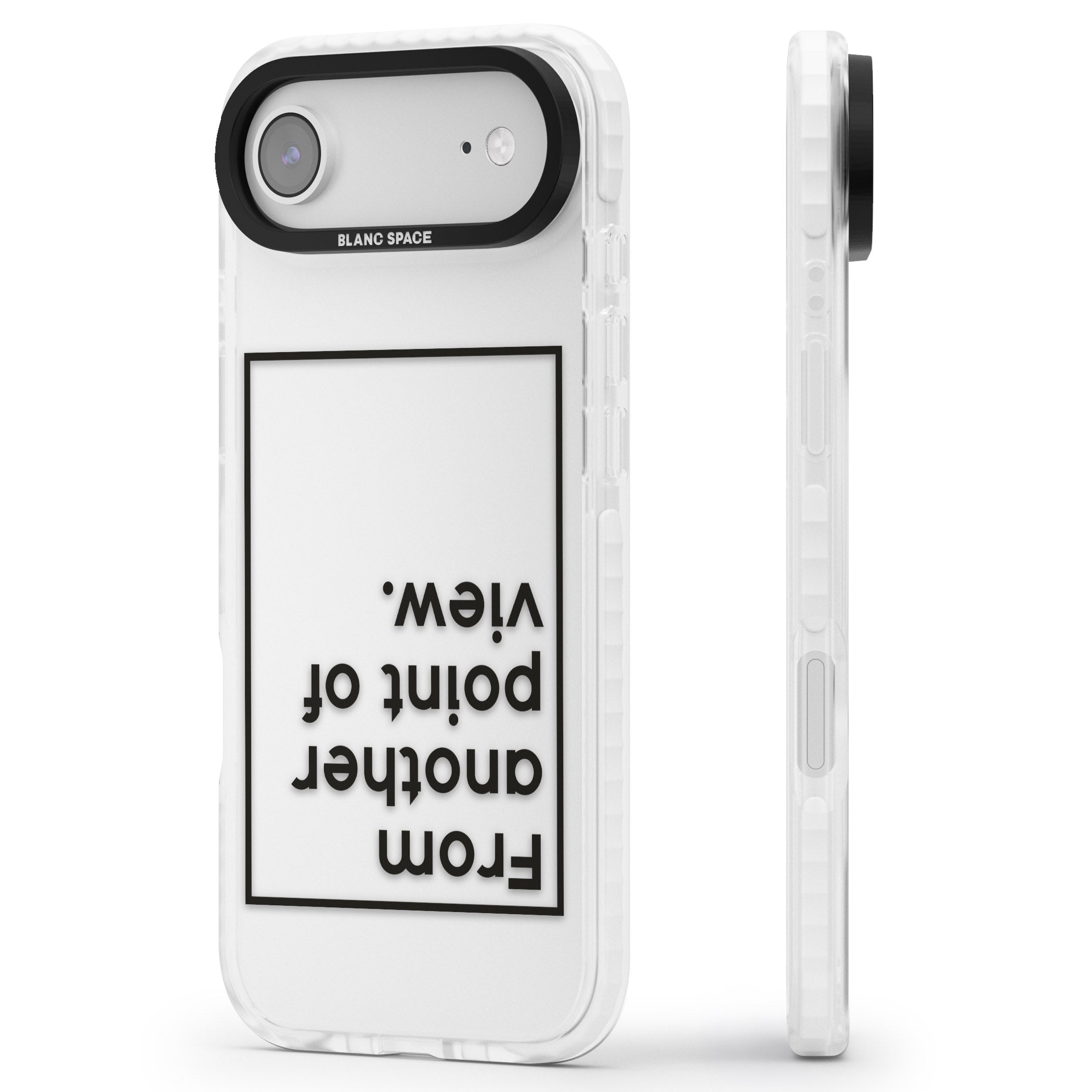 Another Point Of View iPhone 17 Air Impact Clear Phone Case Side Profile