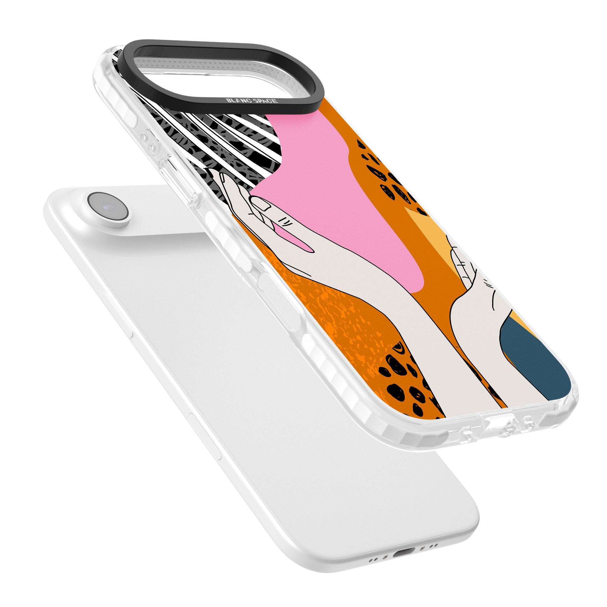 Abstract Vibes iPhone 17 Air Impact Clear Phone Case Colours