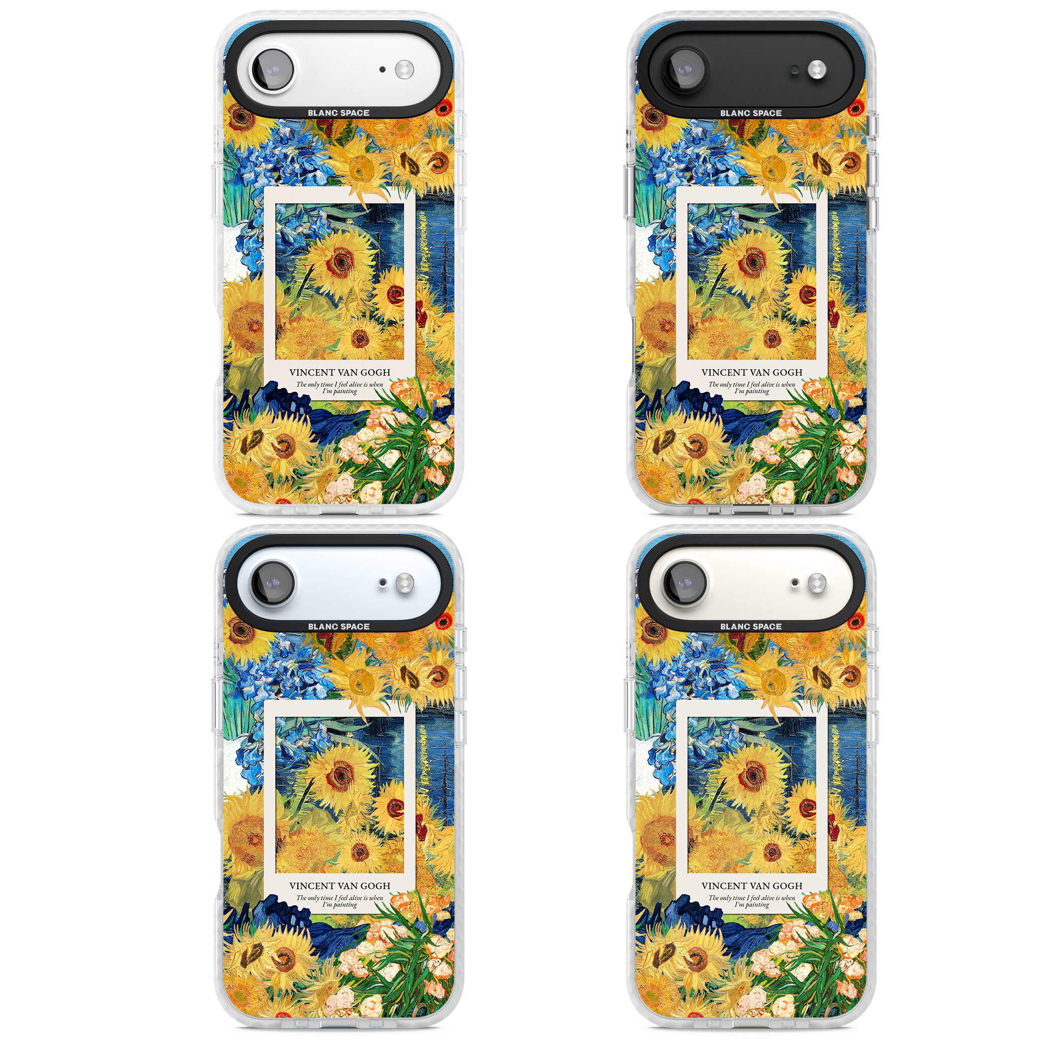 Van Gogh Sunflowers iPhone 17 Air Impact Clear Phone Case APT Impact Protection