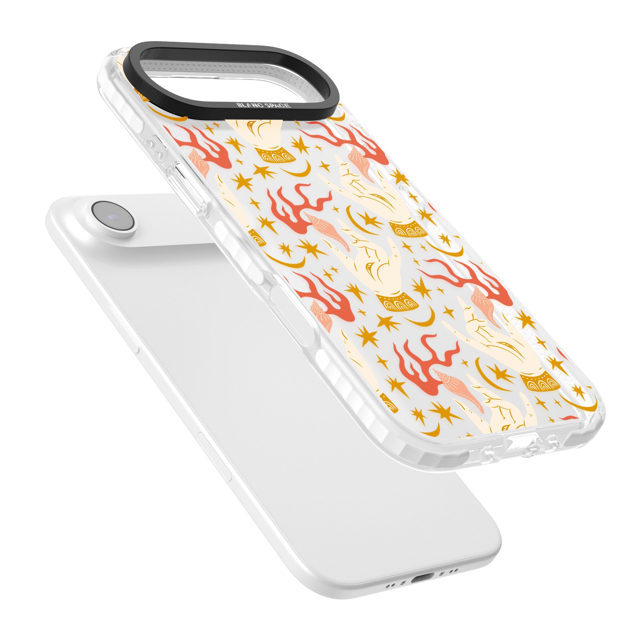 Hand Watcher Pattern iPhone 17 Air Impact Clear Phone Case Colours