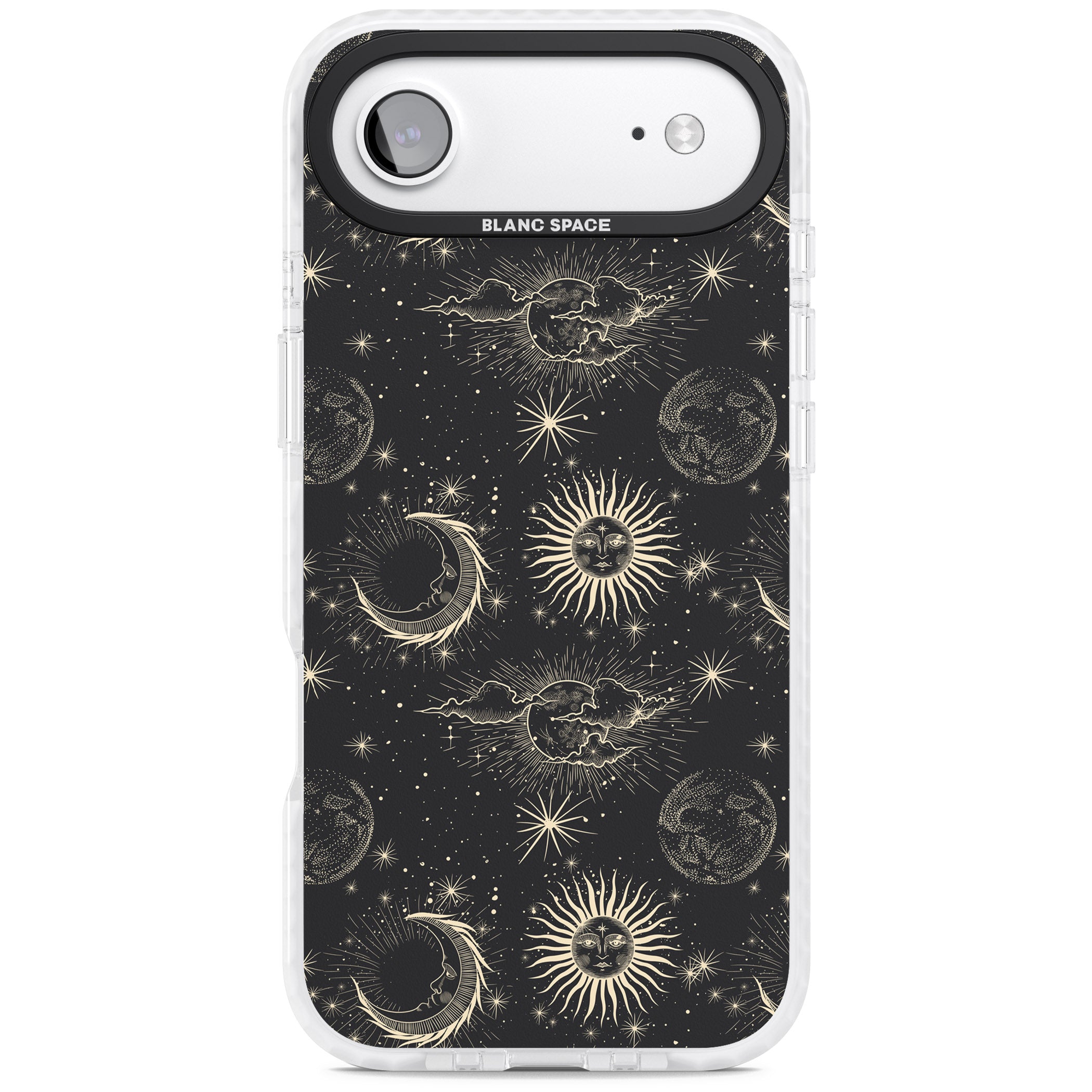 Suns & Moons Celestial Night iPhone 17 Air Impact Clear Phone Case