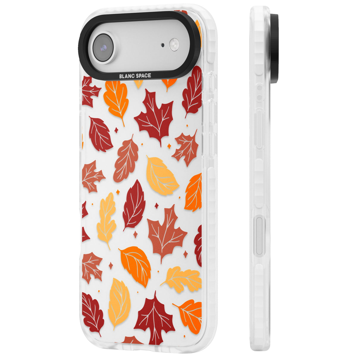 Autumn Leaves iPhone Air Impact Clear Phone Case side