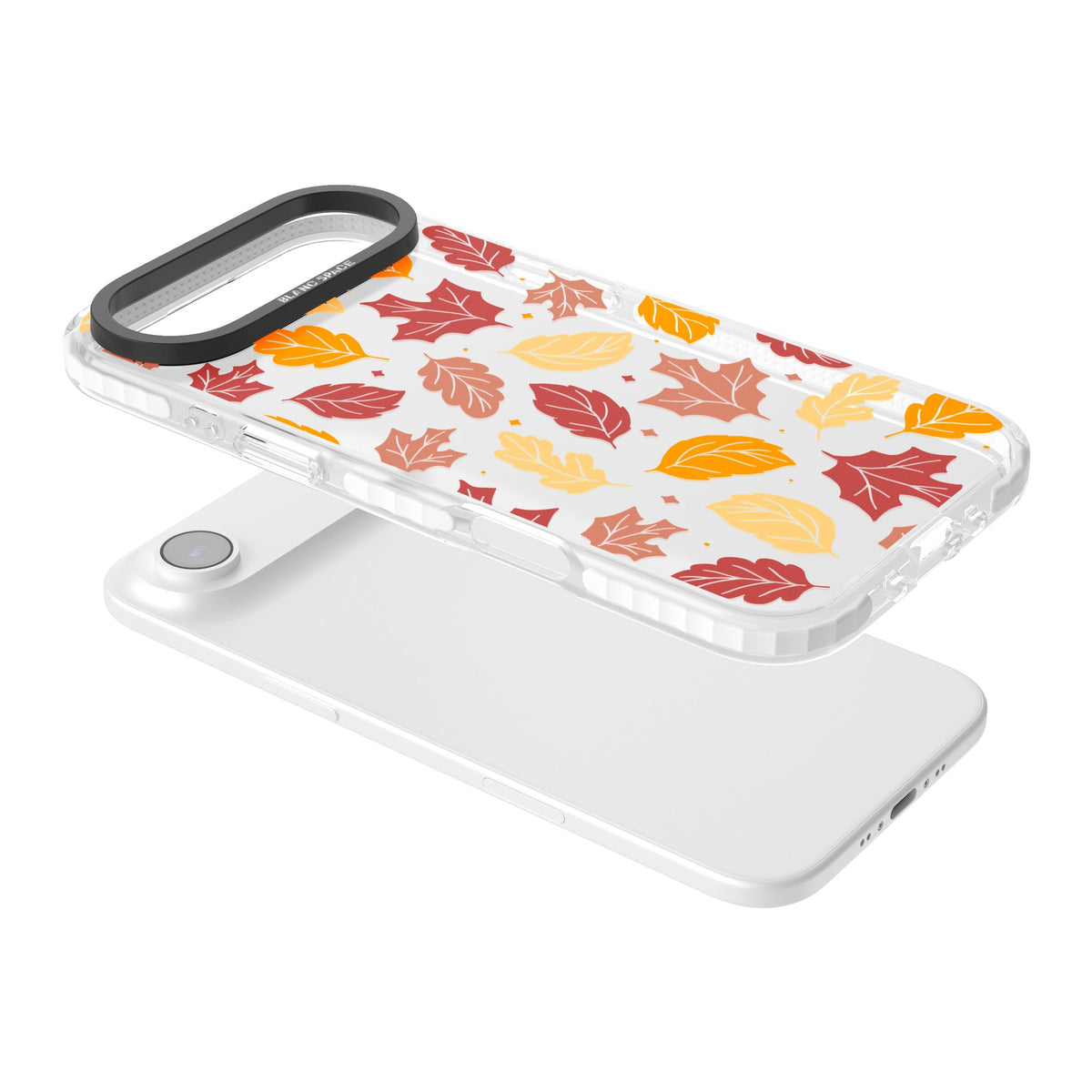 Autumn Leaves iPhone Air Impact Clear Phone Case angled