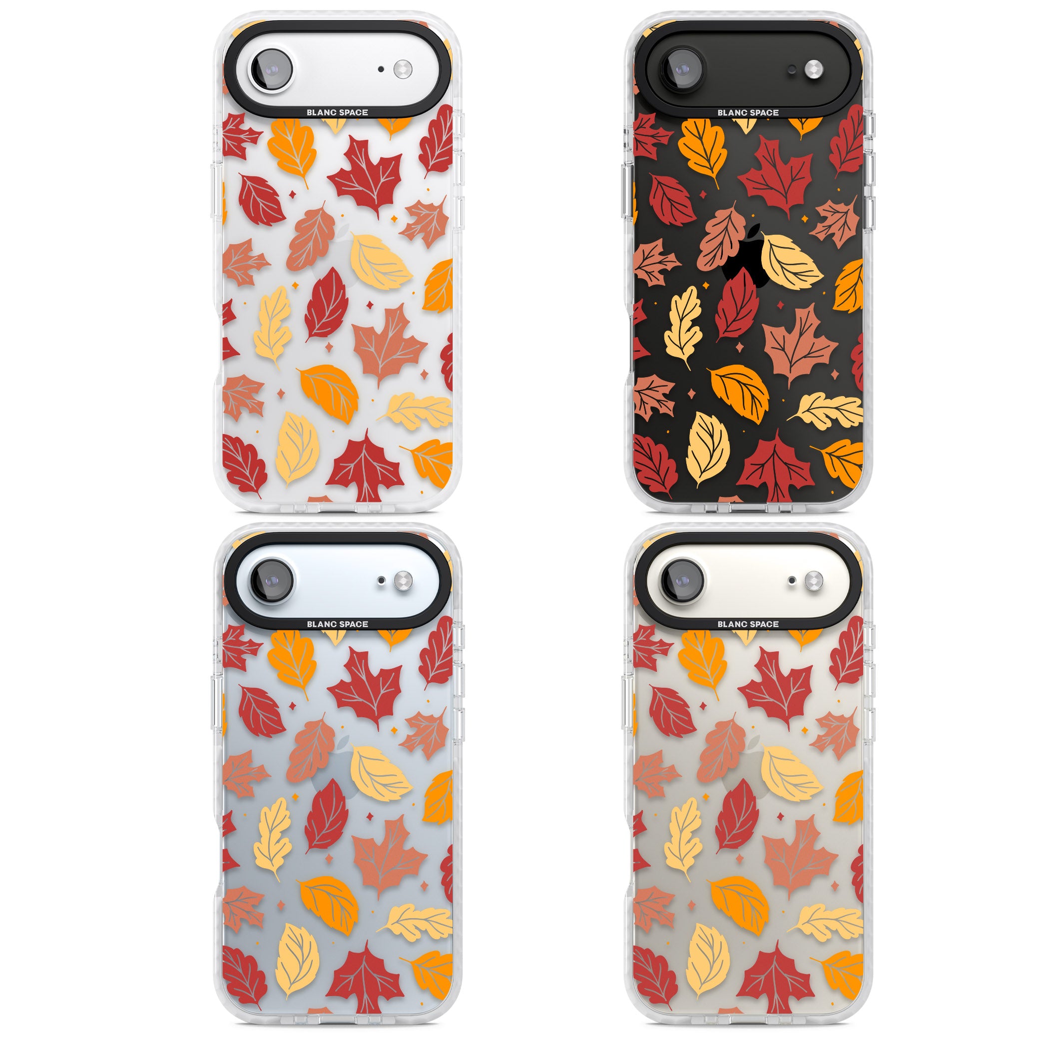 Autumn Leaves iPhone 17 Air Impact Clear Phone Case APT Impact Protection