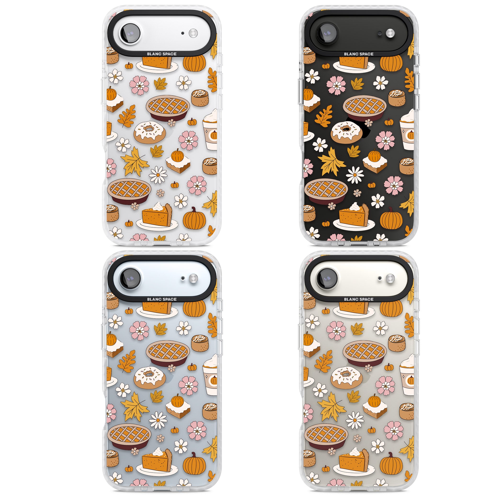 Pumpkin Pie Autumn Treats iPhone 17 Air Impact Clear Phone Case APT Impact Protection