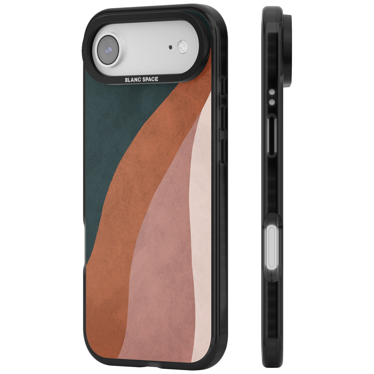 Earthwave Abstract iPhone Air Impact Black Phone Case side