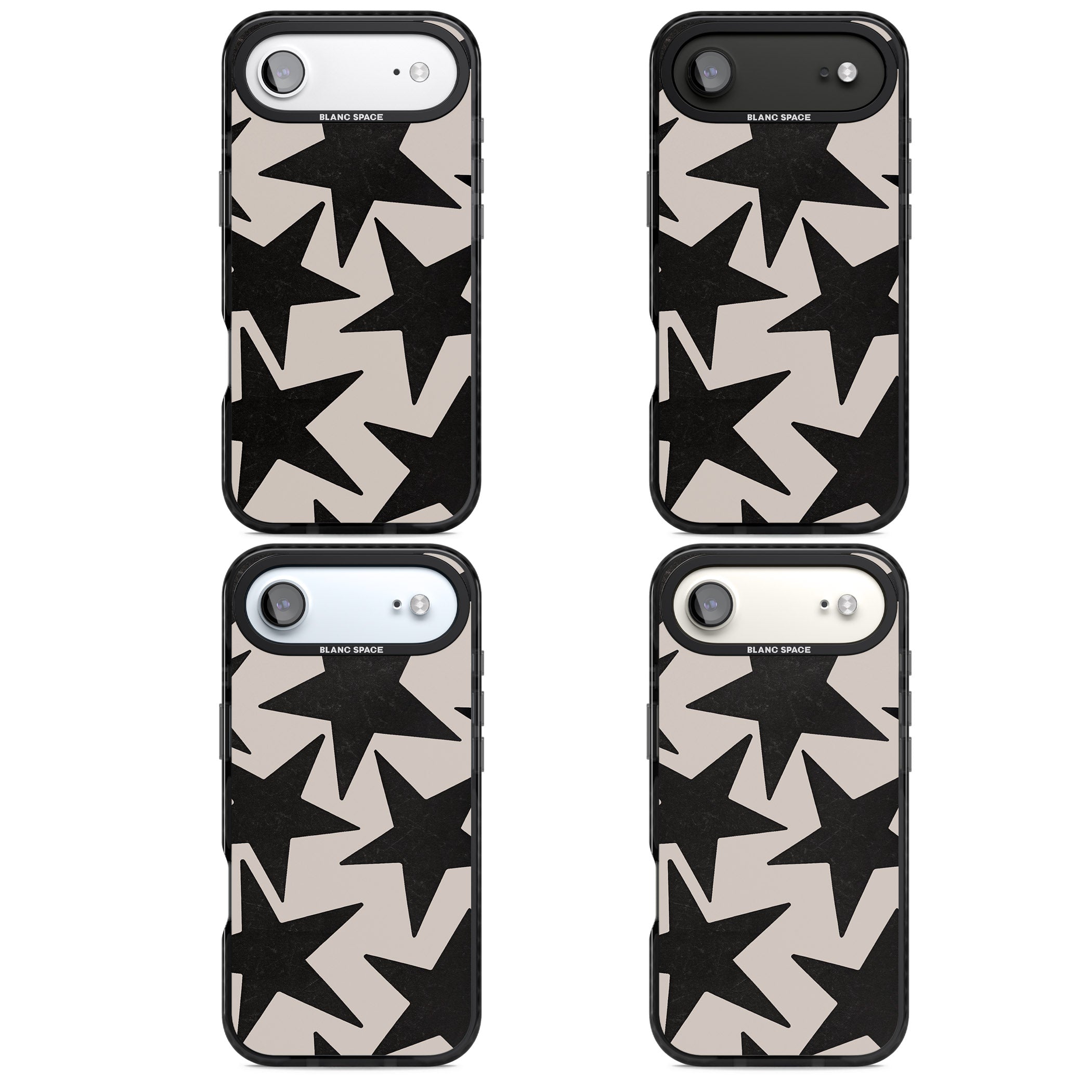 Black Superstars iPhone 17 Air Impact Black Phone Case APT Impact Protection