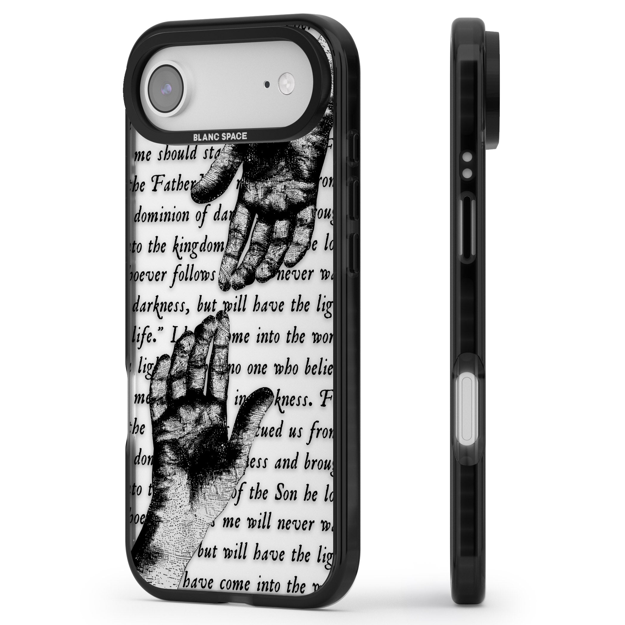 In Touch iPhone 17 Air Impact Black Phone Case Side Profile