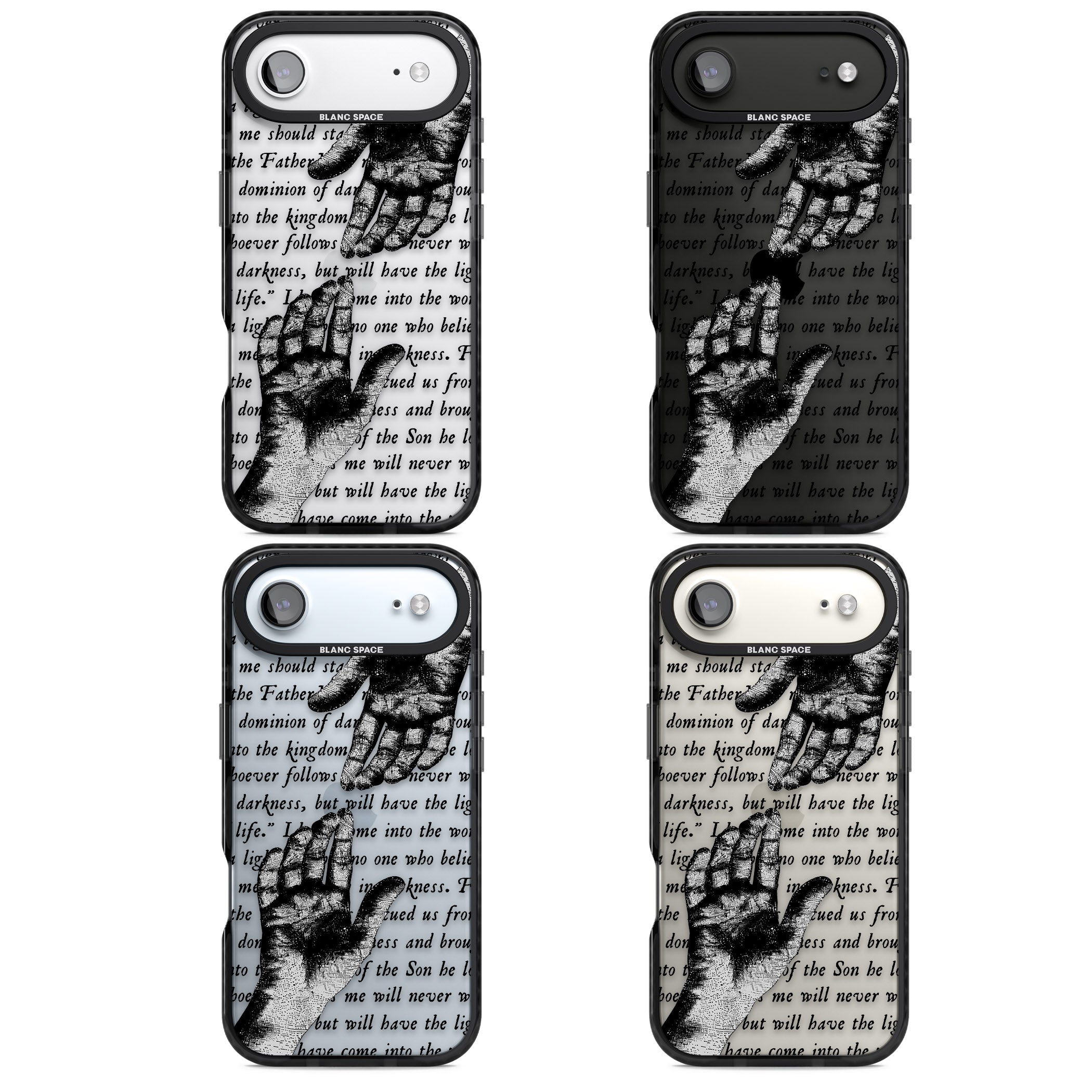 In Touch iPhone 17 Air Impact Black Phone Case APT Impact Protection