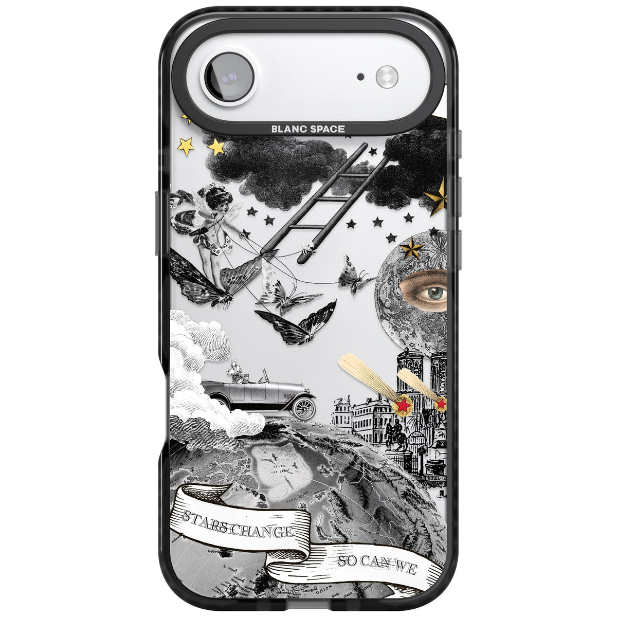 Stars Change So Can We iPhone Air Impact Black Phone Case front