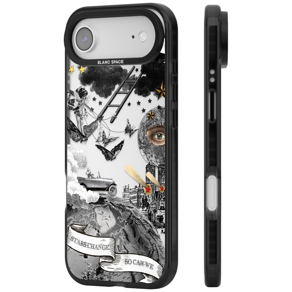 Stars Change So Can We iPhone Air Impact Black Phone Case side