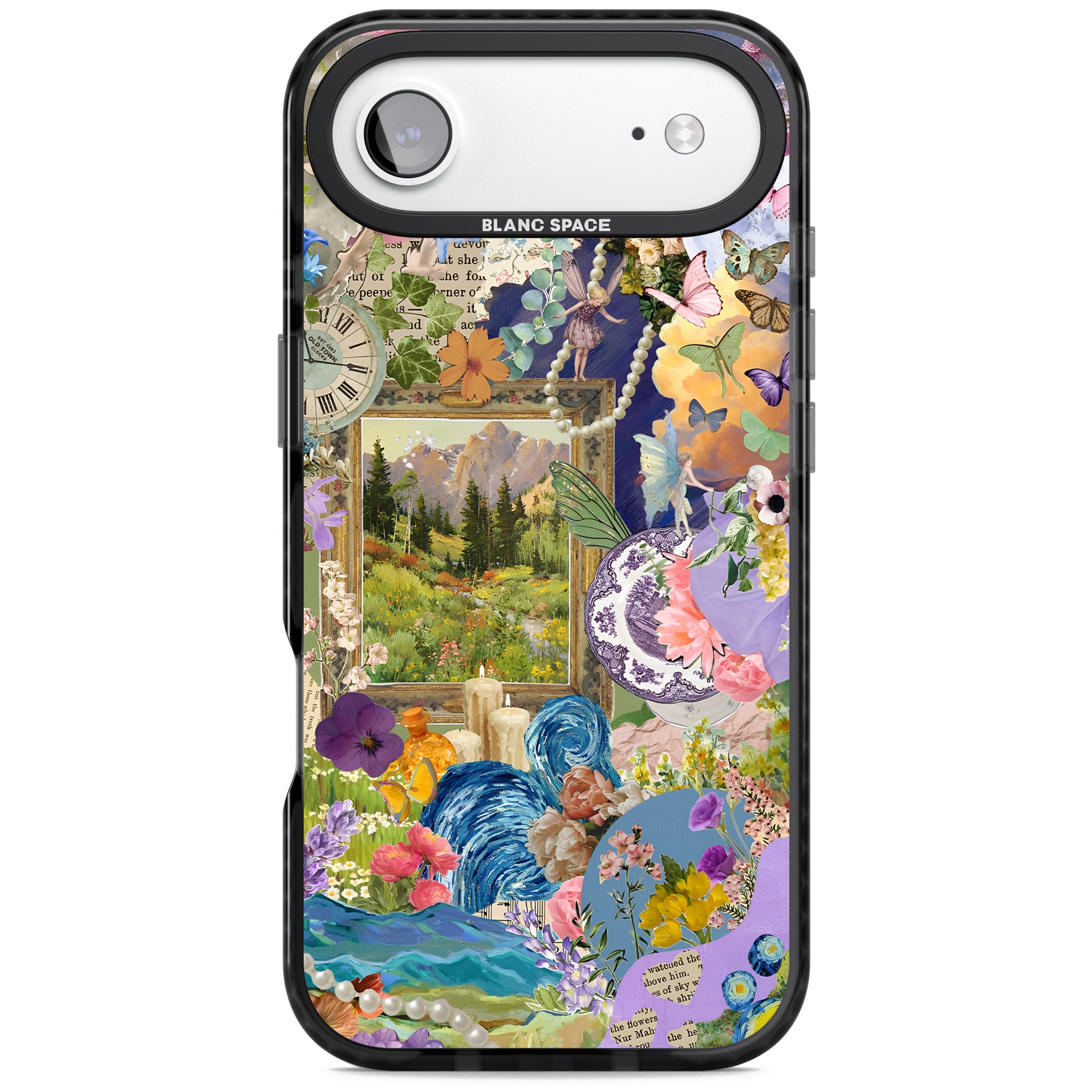Vibrant Whimsy Collage iPhone 17 Air Impact Black Phone Case
