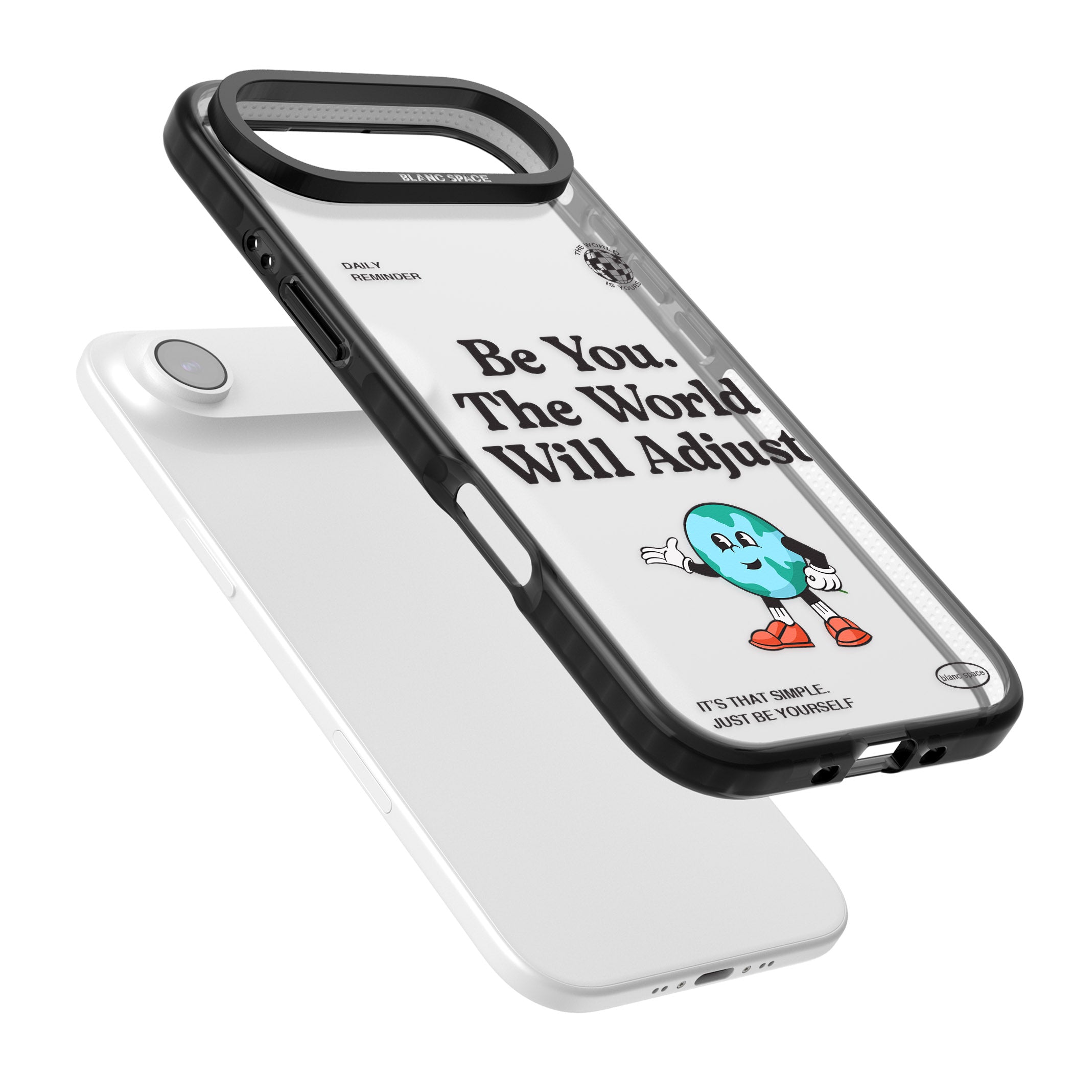 Be You The World Will Adjust iPhone 17 Air Impact Black Phone Case Colours