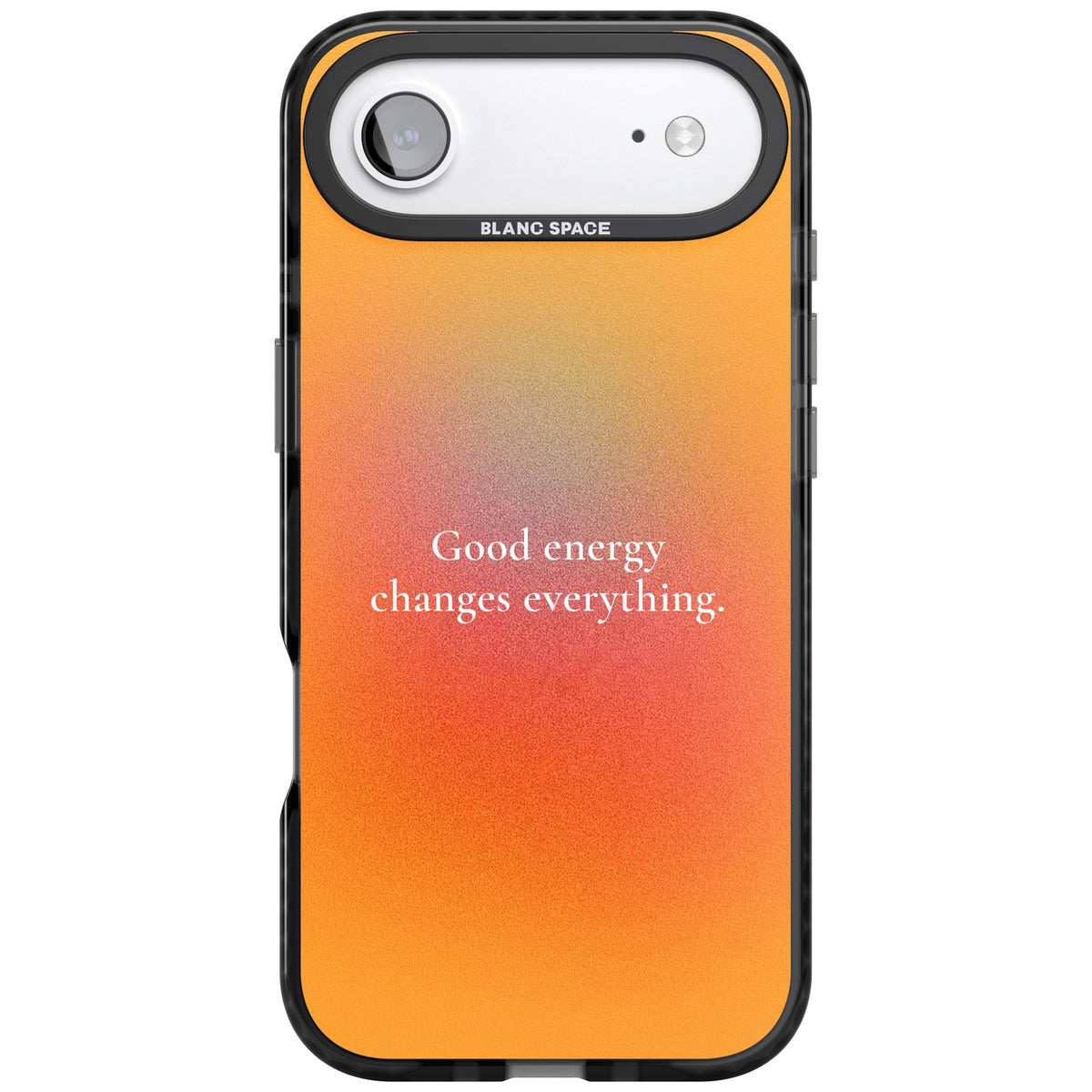Good Energy iPhone Air Impact Black Phone Case front