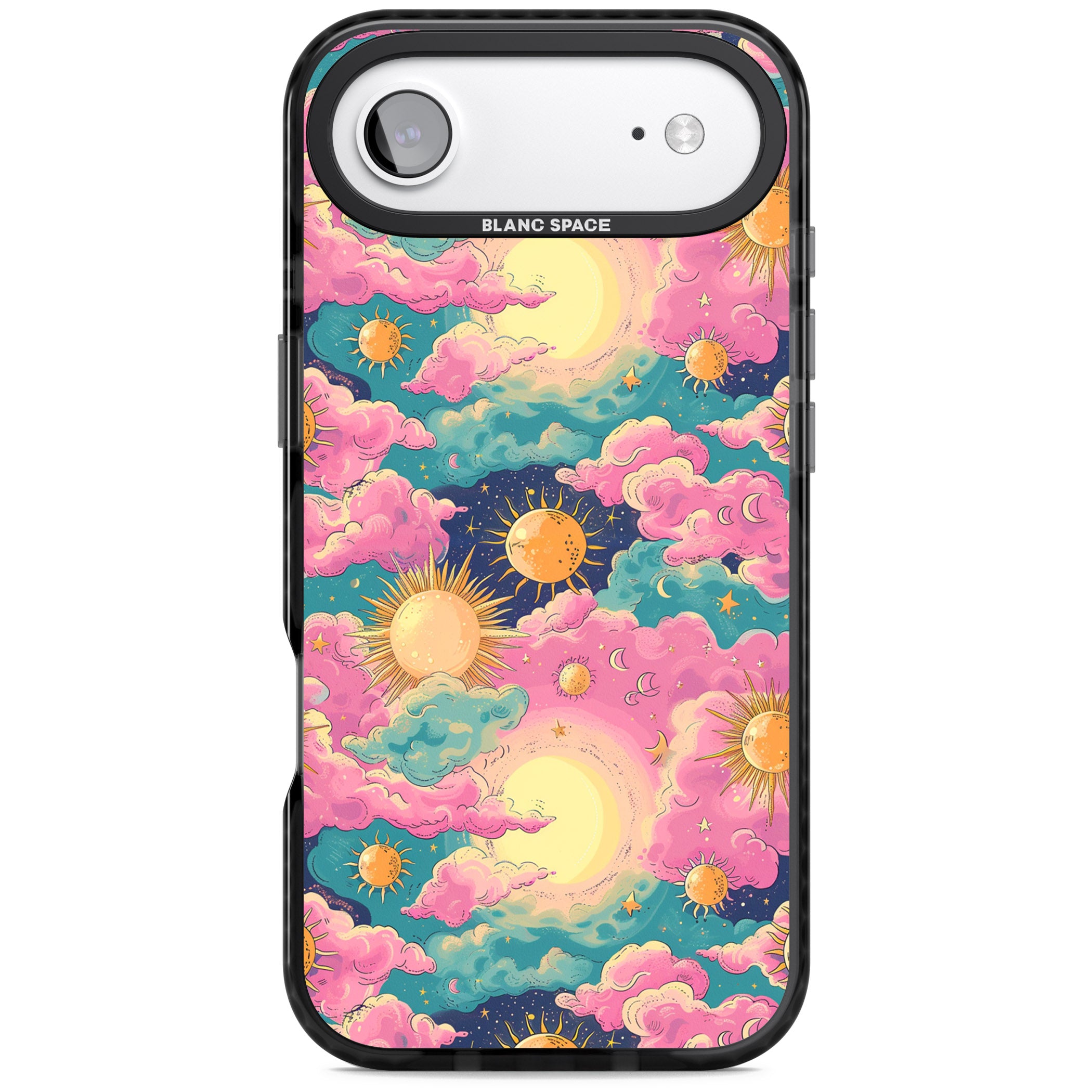 Starlight Clouds iPhone 17 Air Impact Black Phone Case