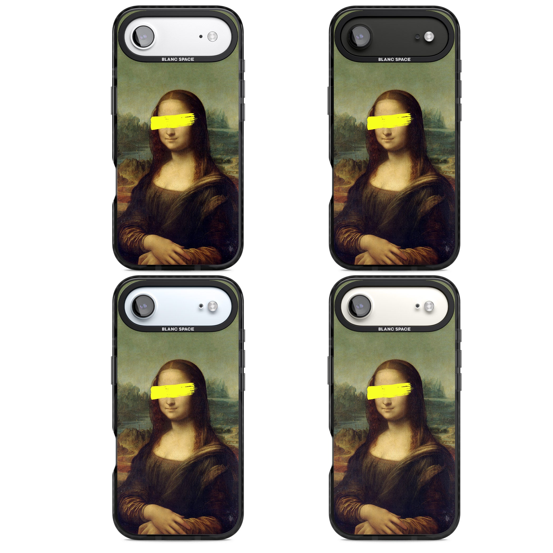 Vandaled Mona Lisa iPhone 17 Air Impact Black Phone Case APT Impact Protection