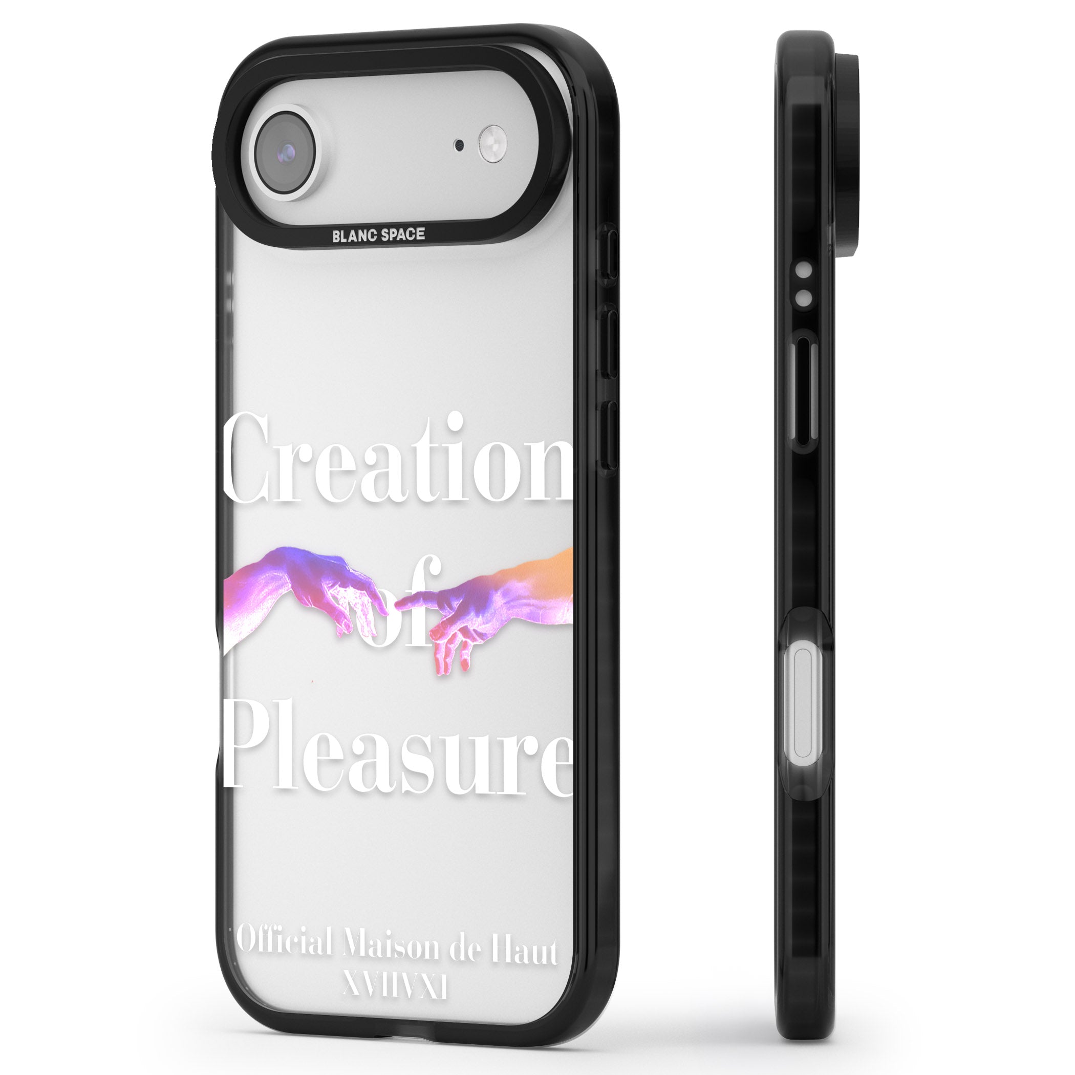 Creation Of Pleasure iPhone 17 Air Impact Black Phone Case Side Profile