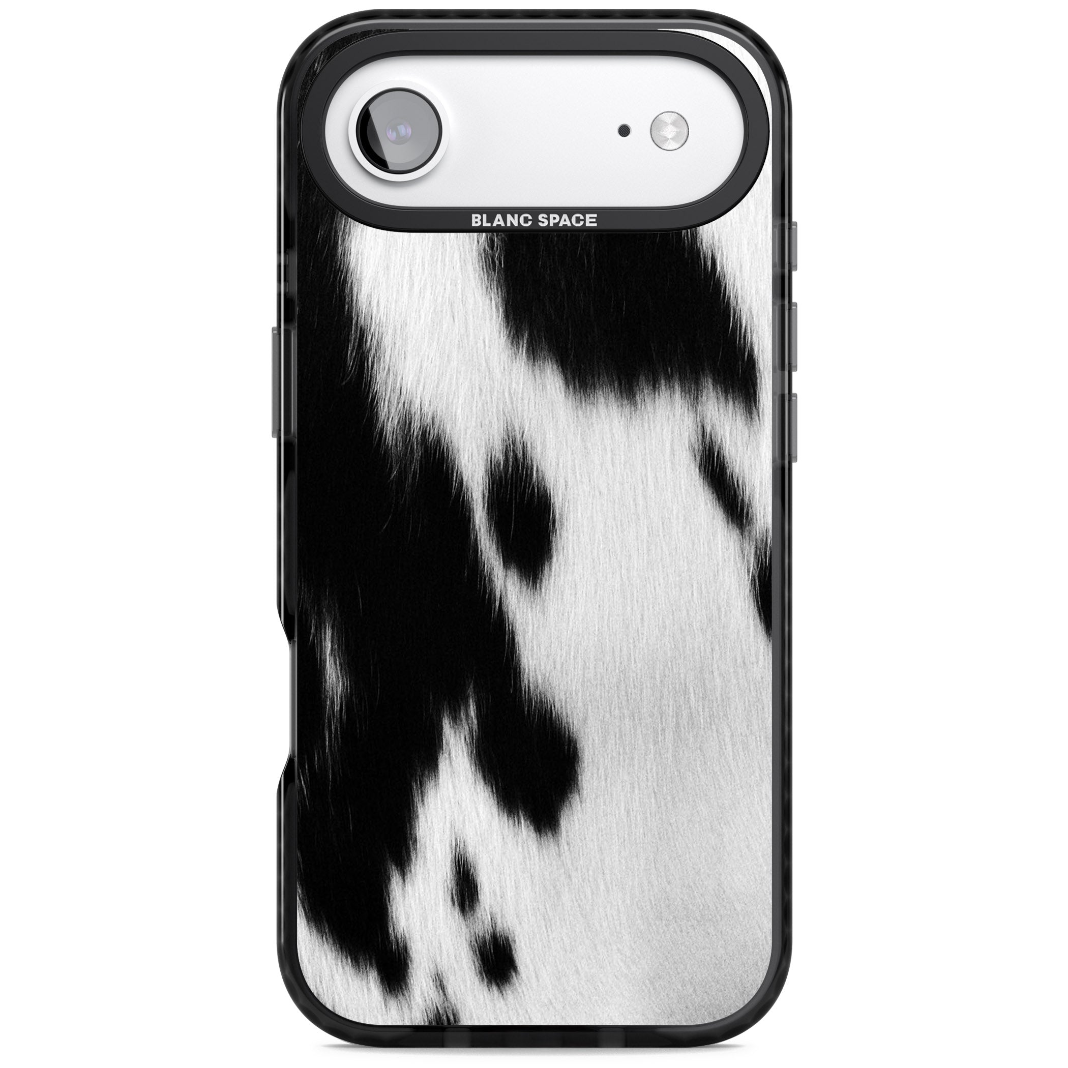 Designer Fashion Cowhide iPhone 17 Air Impact Black Phone Case