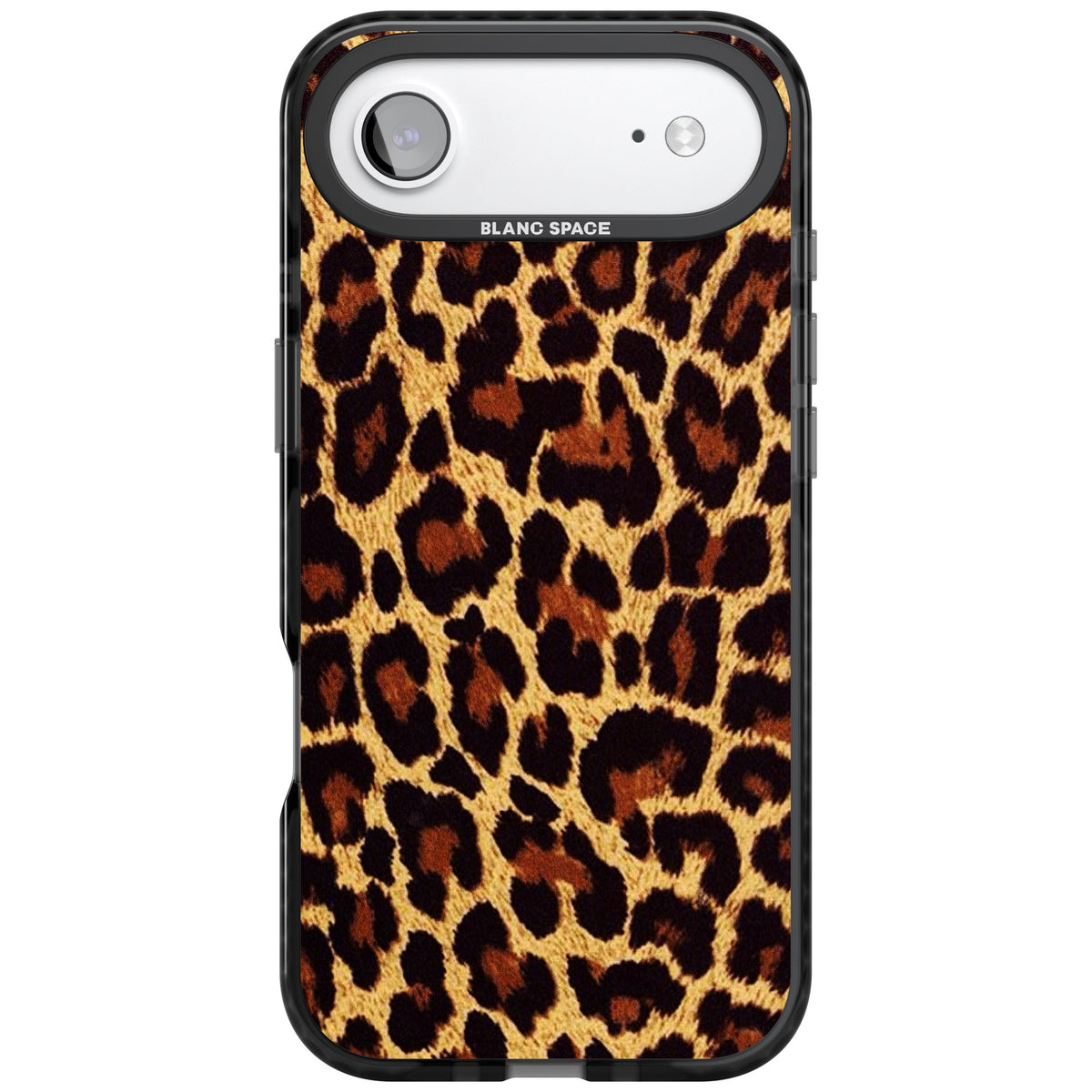Classic Leopard iPhone Air Impact Black Phone Case front