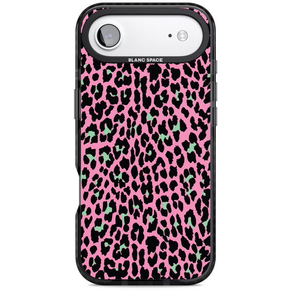 Pink & Green Leopard