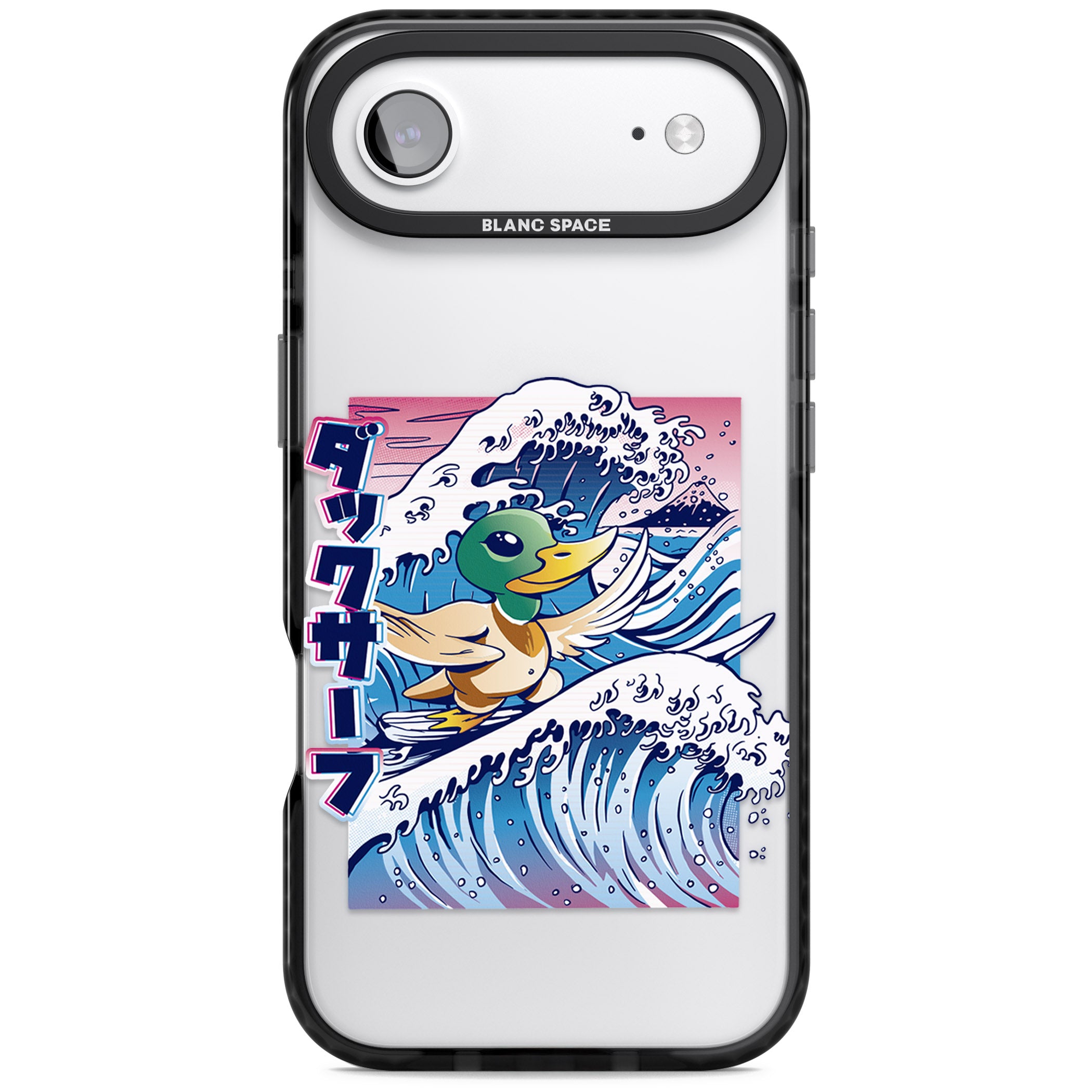 Duck Surf iPhone 17 Air Impact Black Phone Case